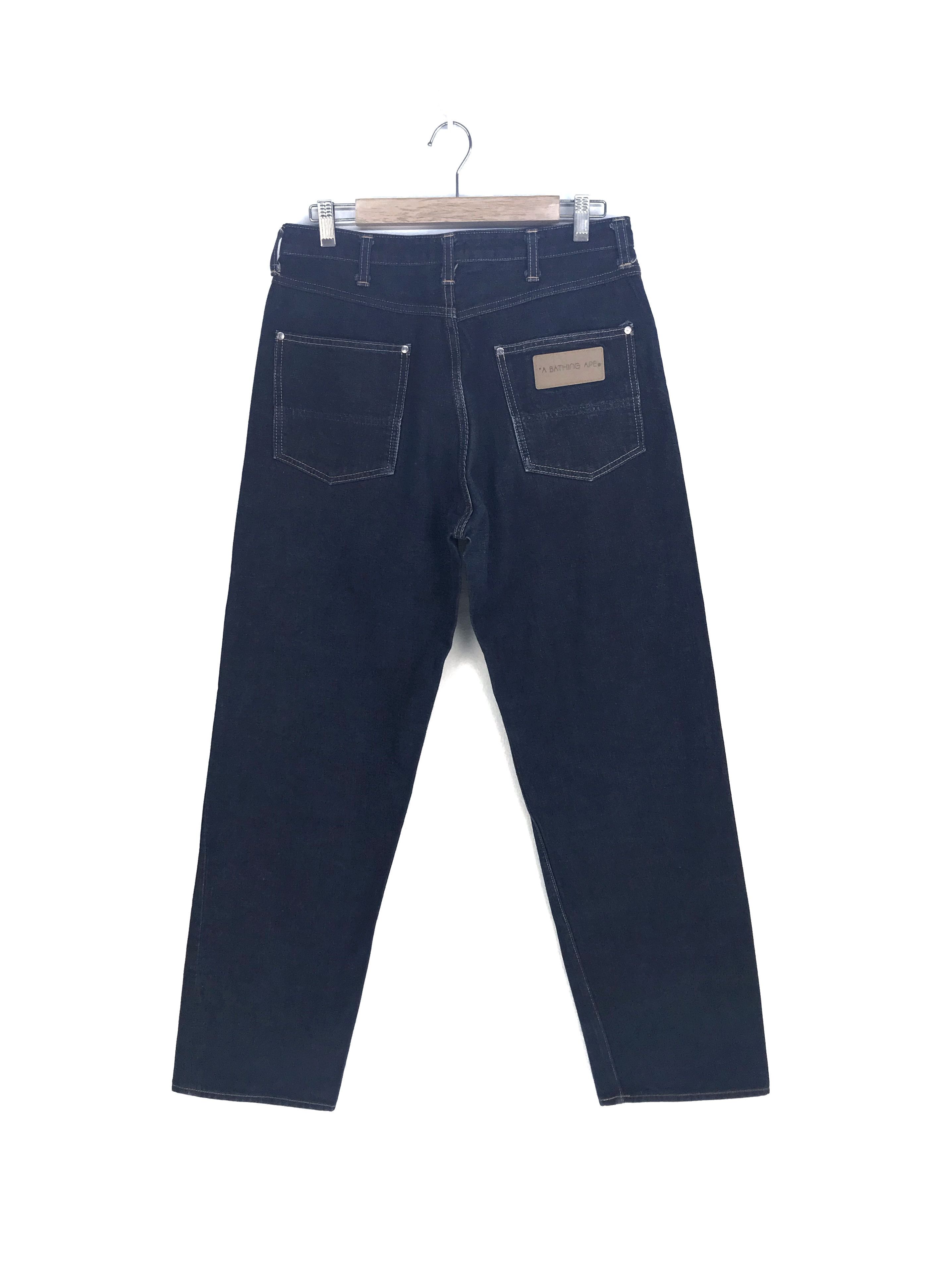 Bape Bape A BATHING APE Selvedge Denim Jeans Size US 31 - 2 Thumbnail