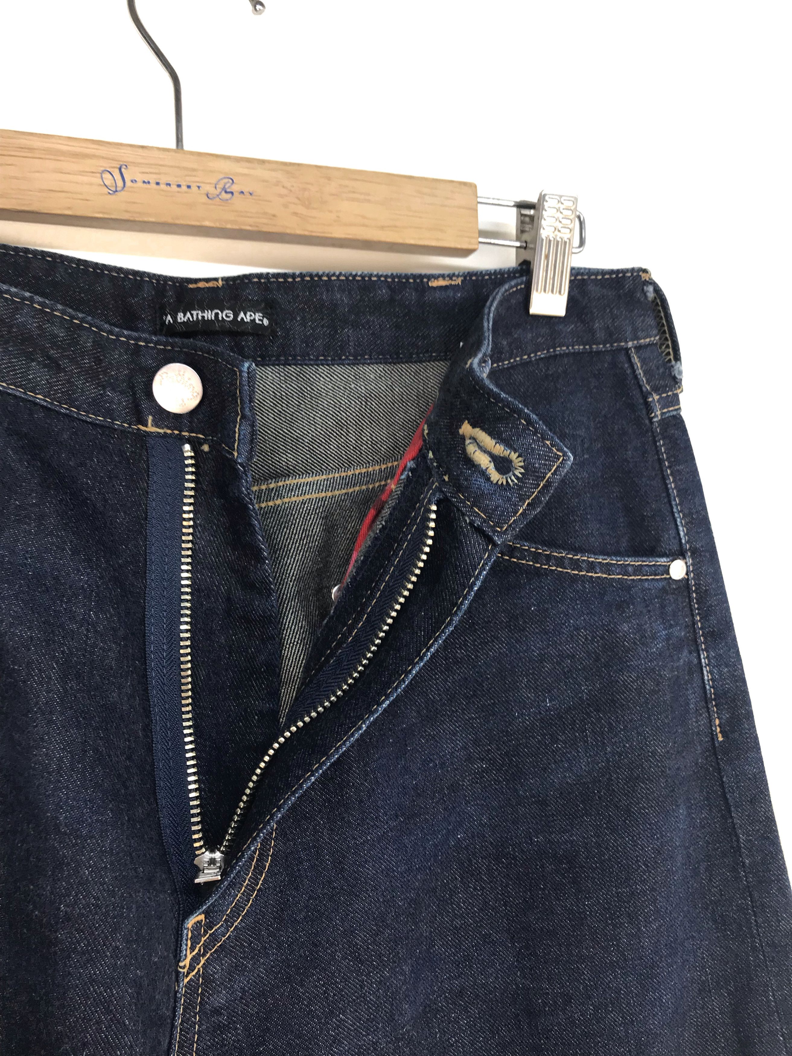 Bape Bape A BATHING APE Selvedge Denim Jeans Size US 31 - 18 Thumbnail