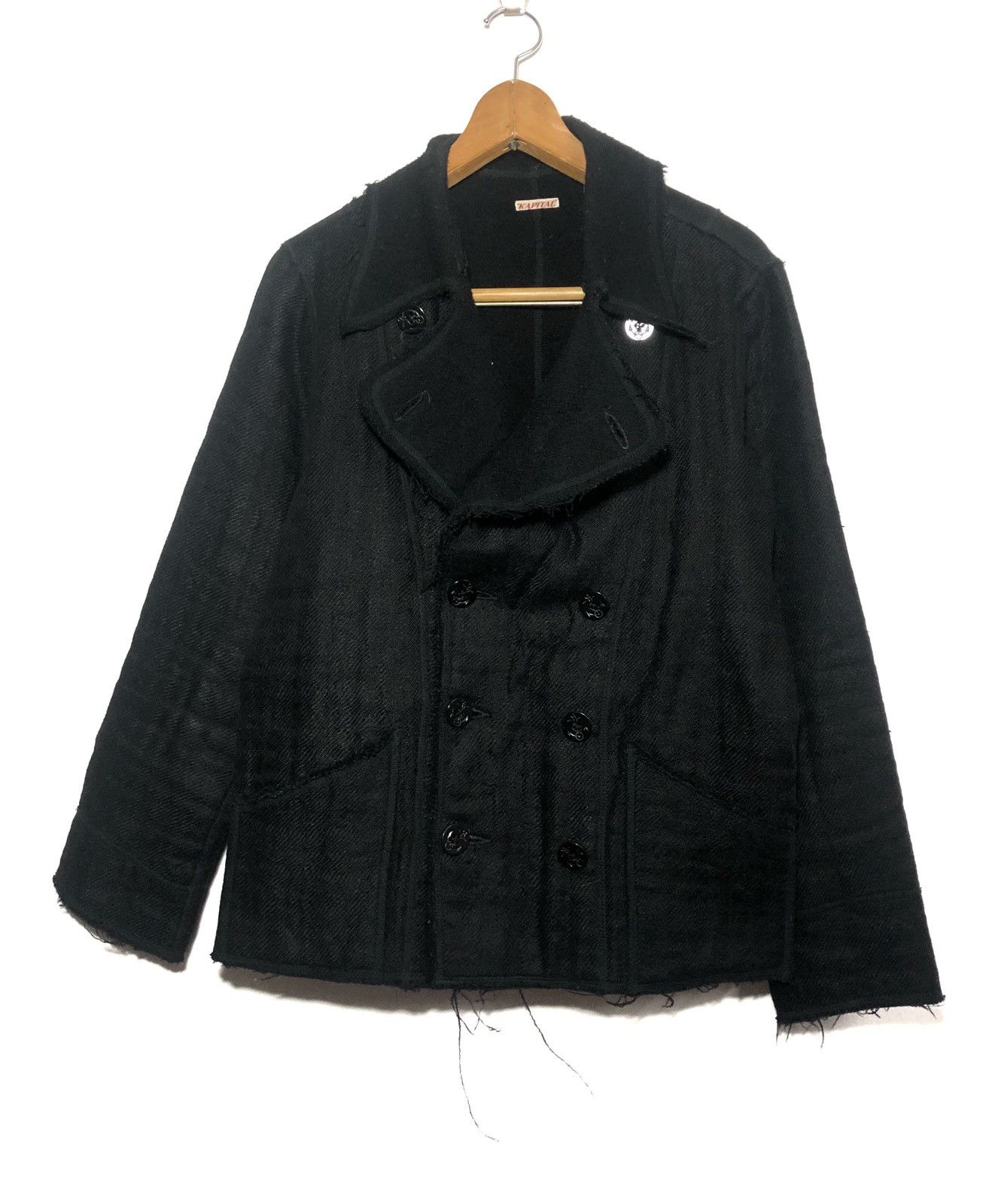 Kapital Black Peacoat Kapital Double Breast Jacket Size US M / EU 48-50 / 2 - 2 Thumbnail