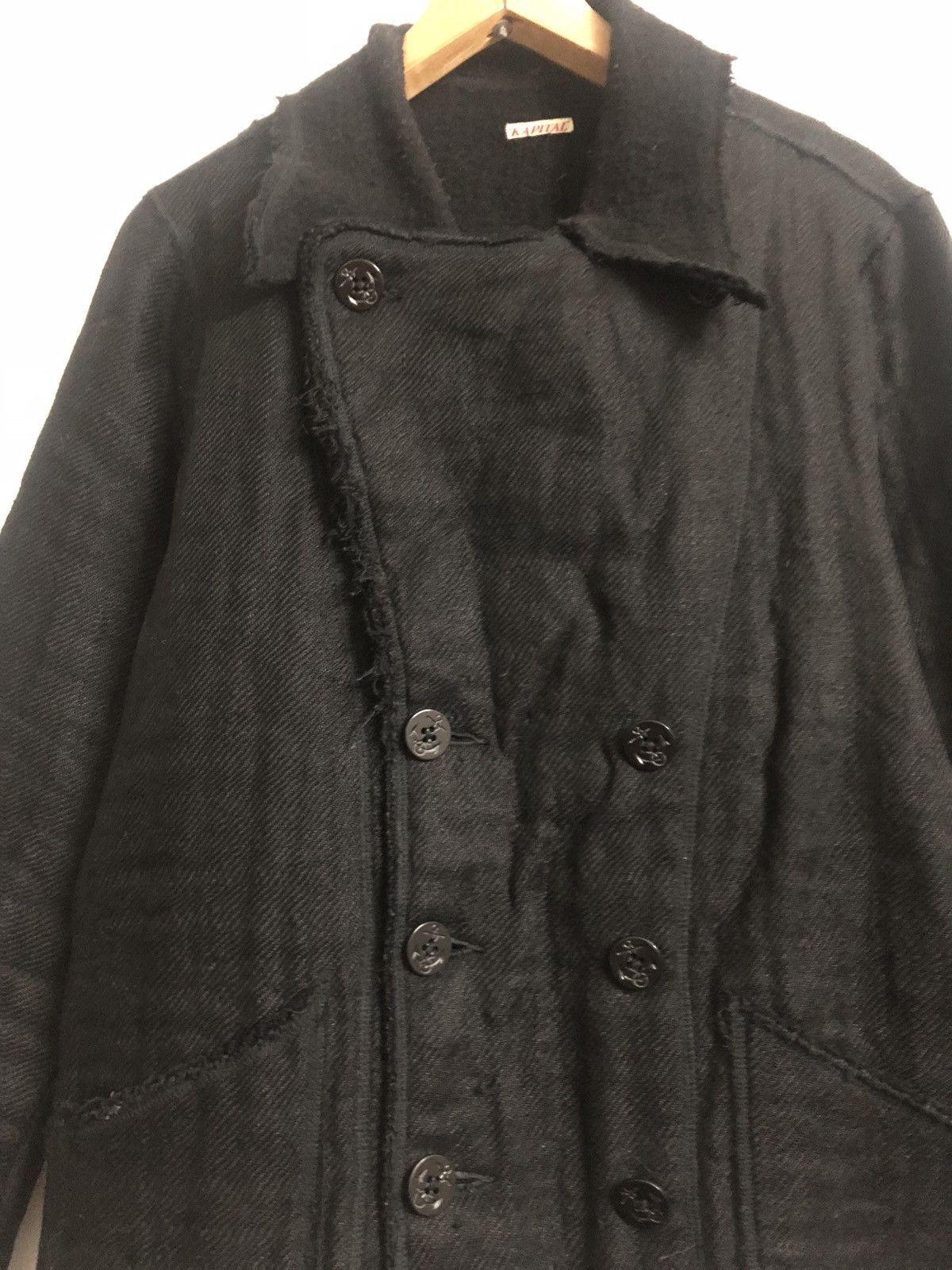 Kapital Black Peacoat Kapital Double Breast Jacket Size US M / EU 48-50 / 2 - 7 Thumbnail