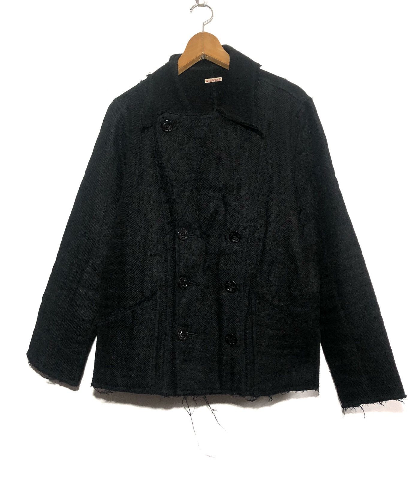 Kapital Black Peacoat Kapital Double Breast Jacket Size US M / EU 48-50 / 2 - 1 Thumbnail