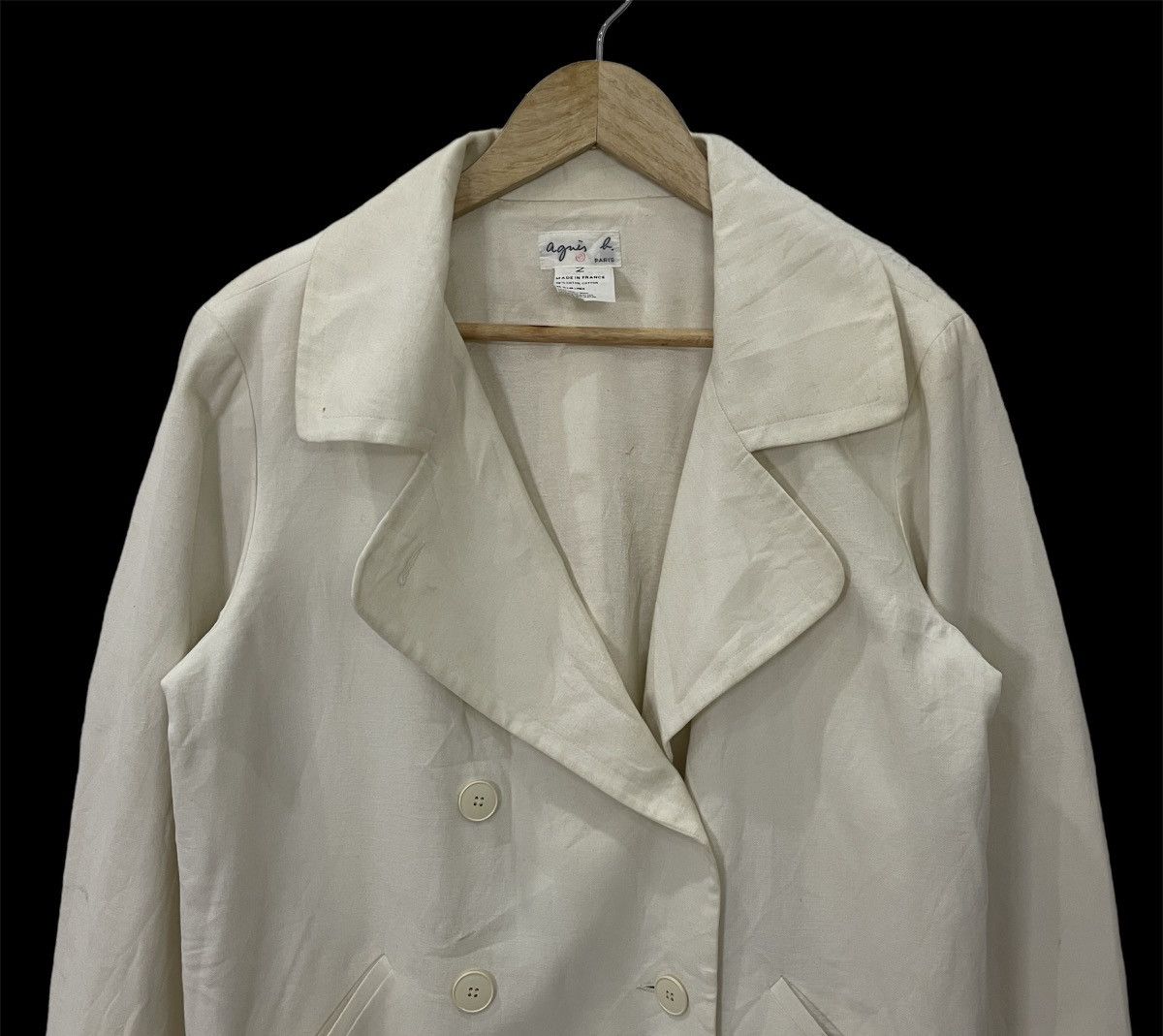 agnes b. Vintage Agnes B Coat Jacket Size US M / EU 48-50 / 2 - 2 Thumbnail