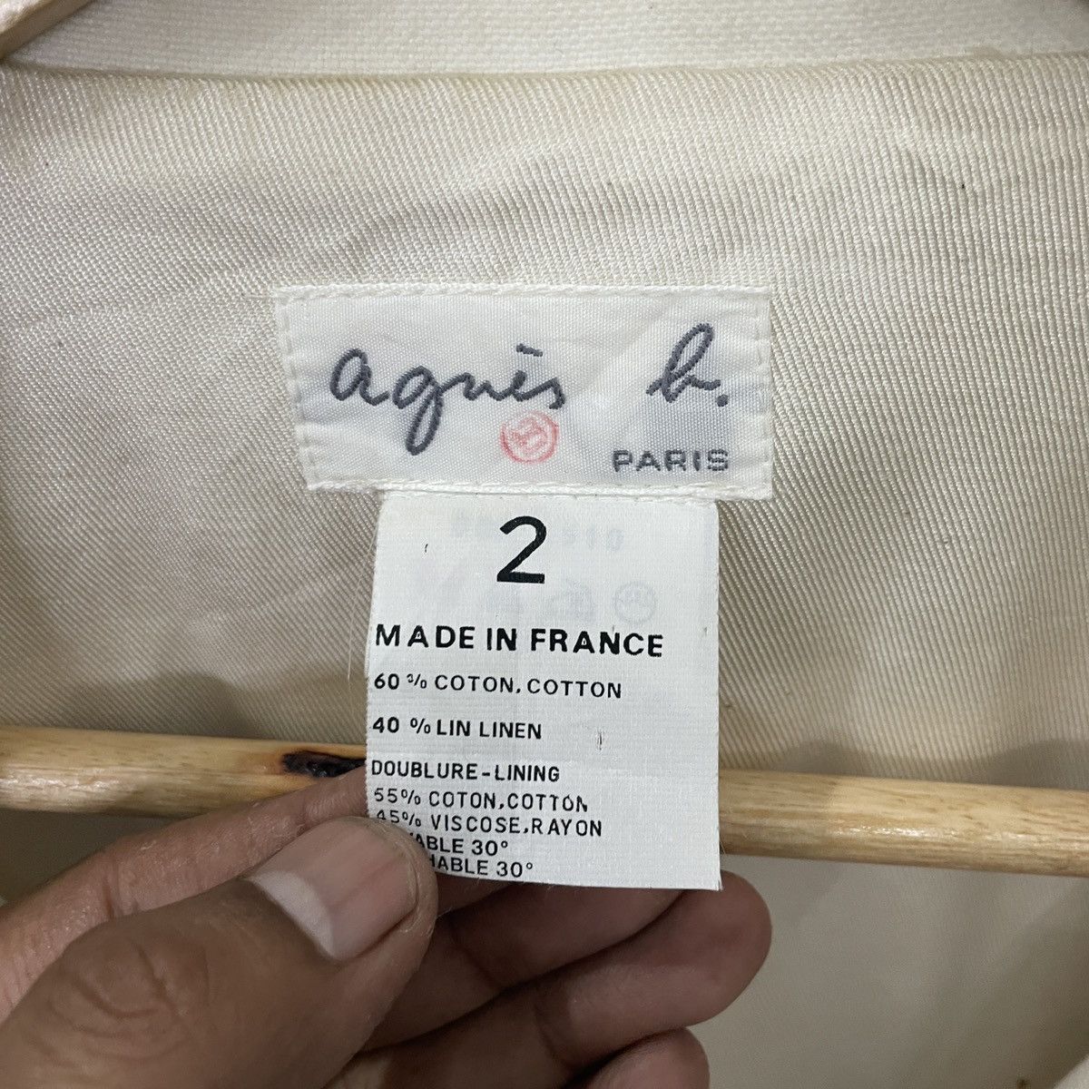 agnes b. Vintage Agnes B Coat Jacket Size US M / EU 48-50 / 2 - 5 Thumbnail
