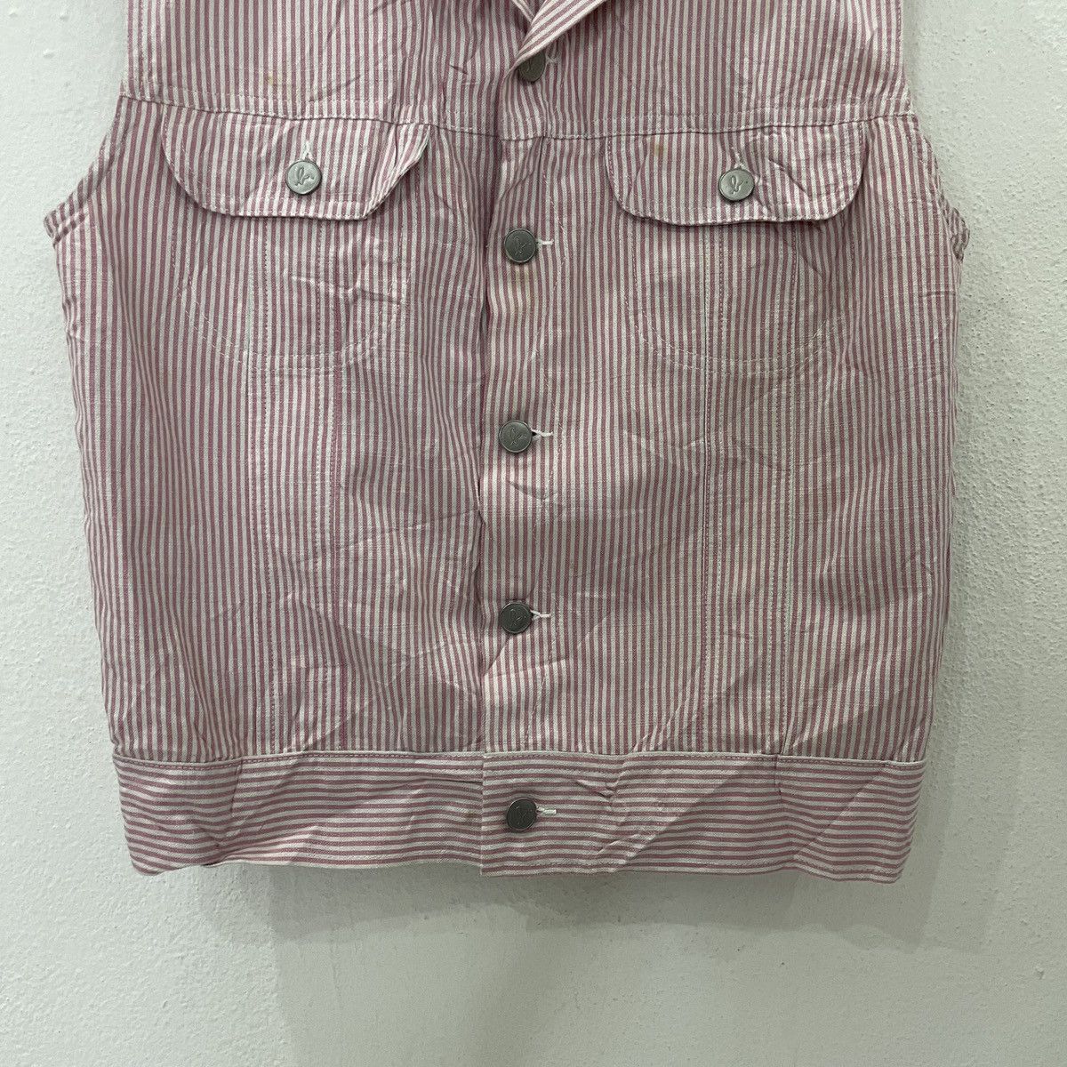 agnes b. Agnes B Sleeveless Jacket Size L / US 10 / IT 46 - 3 Thumbnail