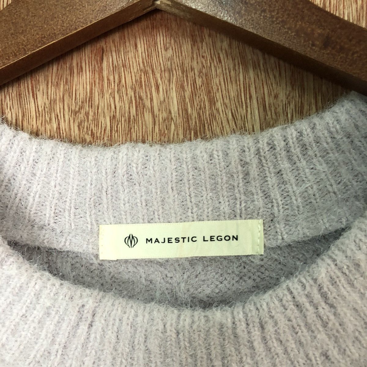 Japanese Brand Majestic Legon Shagy Shaggy Fur Mohair Knitwear #6428 Size M / US 6-8 / IT 42-44 - 6 Thumbnail