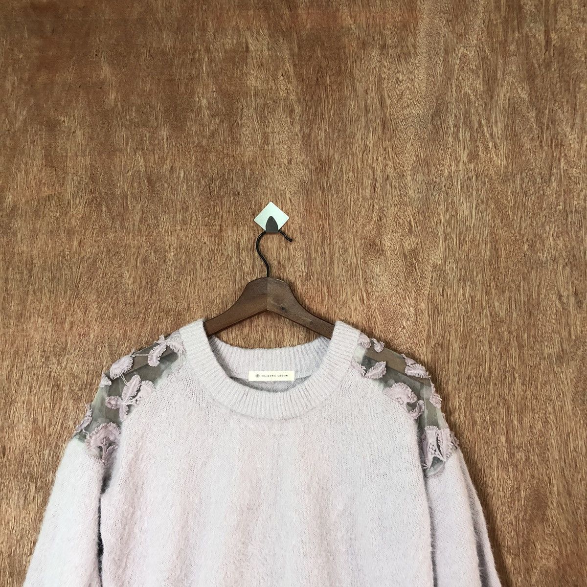 Japanese Brand Majestic Legon Shagy Shaggy Fur Mohair Knitwear #6428 Size M / US 6-8 / IT 42-44 - 2 Thumbnail