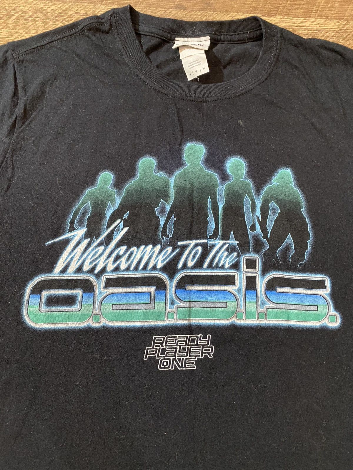 Vintage Oasis Ready Player One Game FOTL t-shirt Size US M / EU 48-50 / 2 - 2 Thumbnail