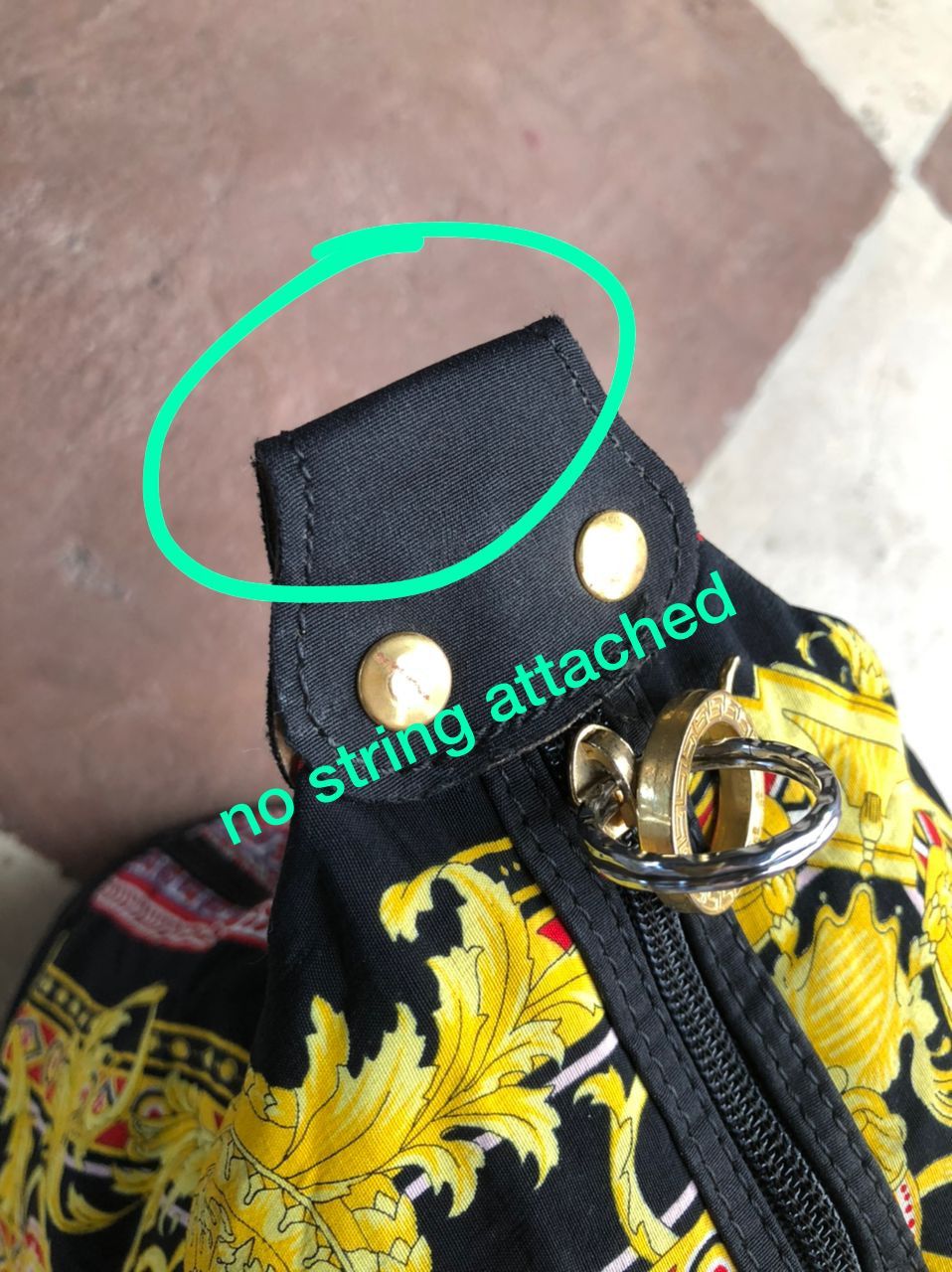 Versace RARE🔥VINTAGE VERSACE FULLPRINT REWORKED BAG Size ONE SIZE - 8 Thumbnail