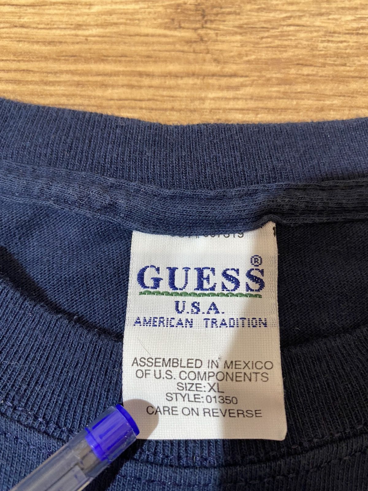 Guess × Vintage GUESS JEANS FLORIDA Size US XL / EU 56 / 4 - 3 Thumbnail