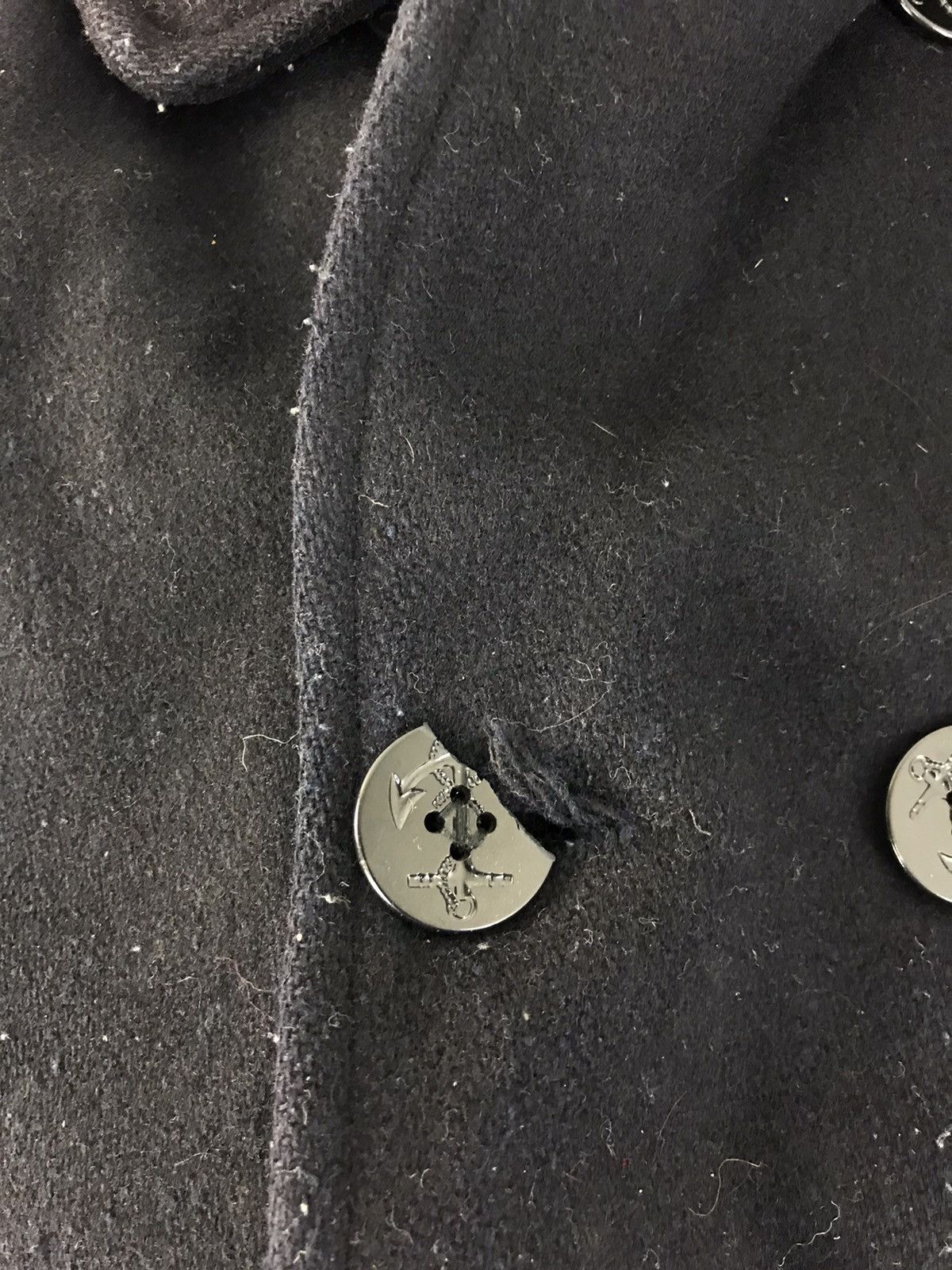 Schott × Vintage 90s Schott US 740N Padded Button Double Breasted Pea Jacket Size US L / EU 52-54 / 3 - 12 Thumbnail