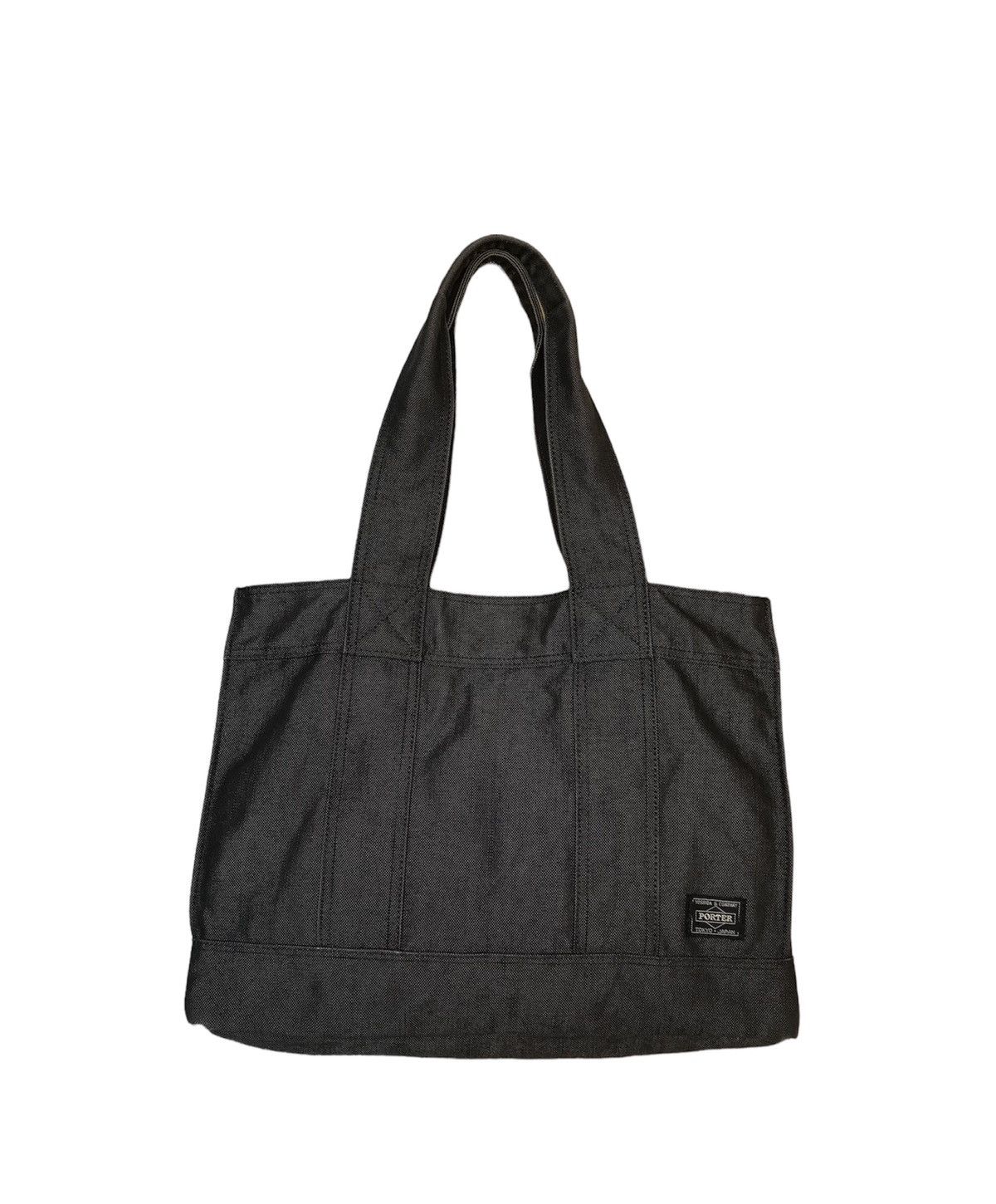 🥷🏿 Vintage Porter Hard Denim Tote Bag