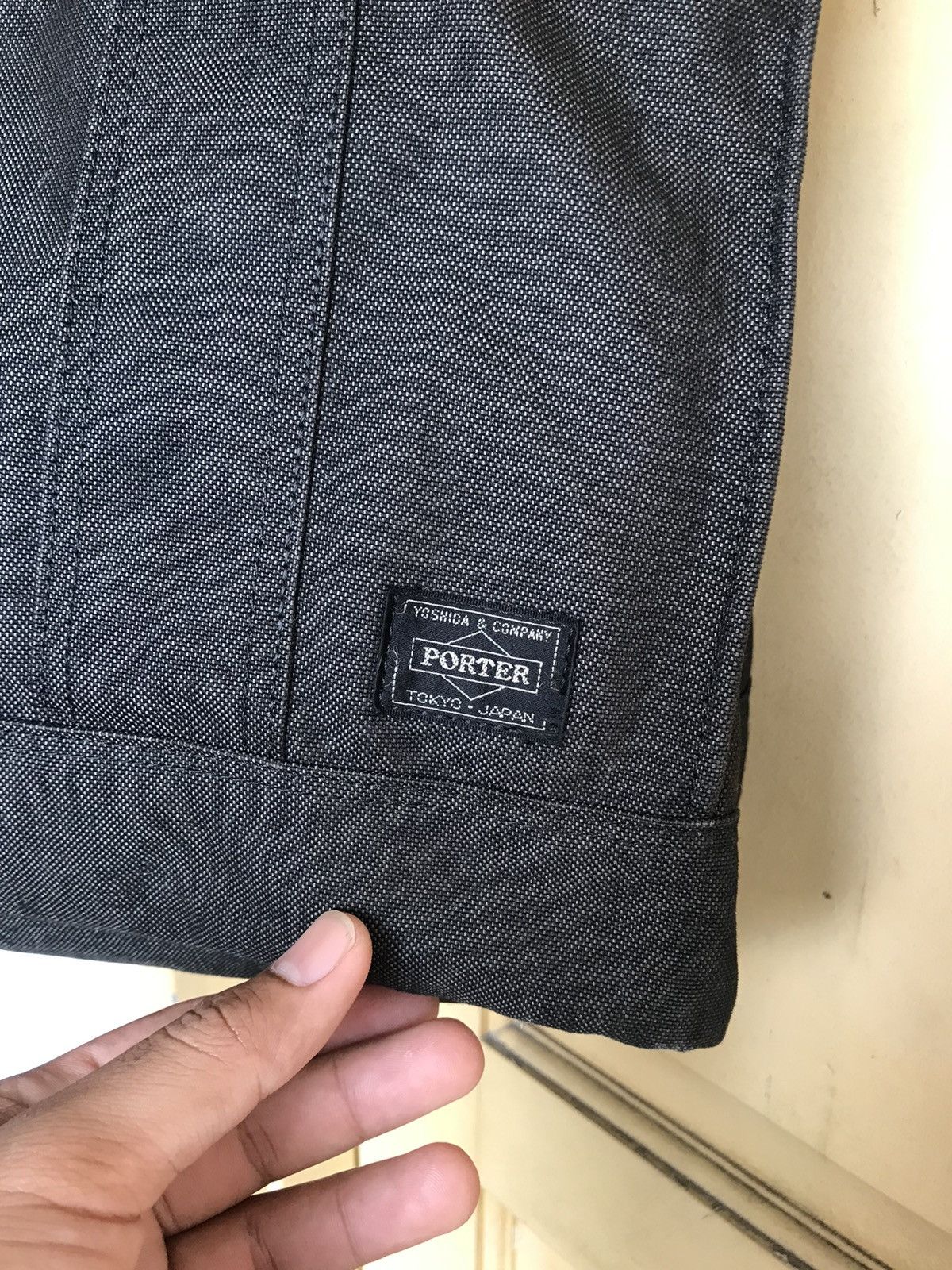 Porter 🥷🏿 Vintage Porter Hard Denim Tote Bag Size ONE SIZE - 5 Thumbnail