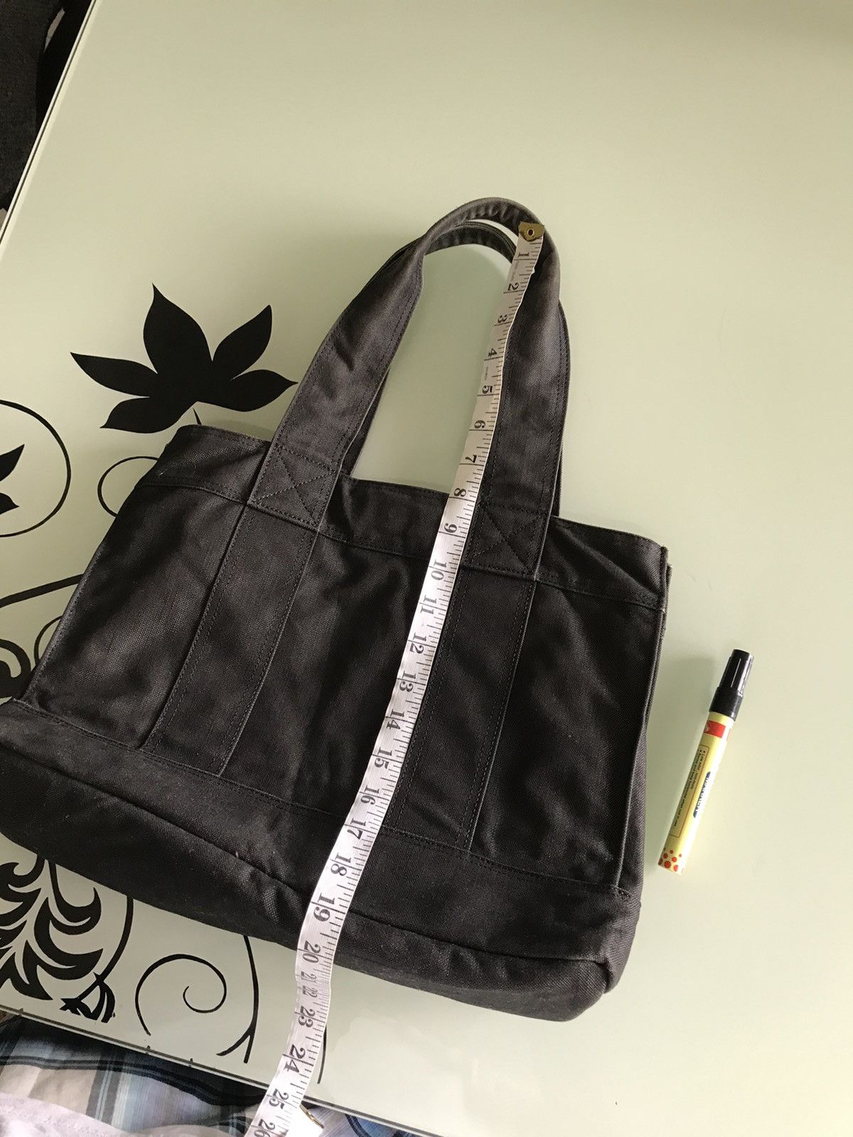 Porter 🥷🏿 Vintage Porter Hard Denim Tote Bag Size ONE SIZE - 23 Thumbnail
