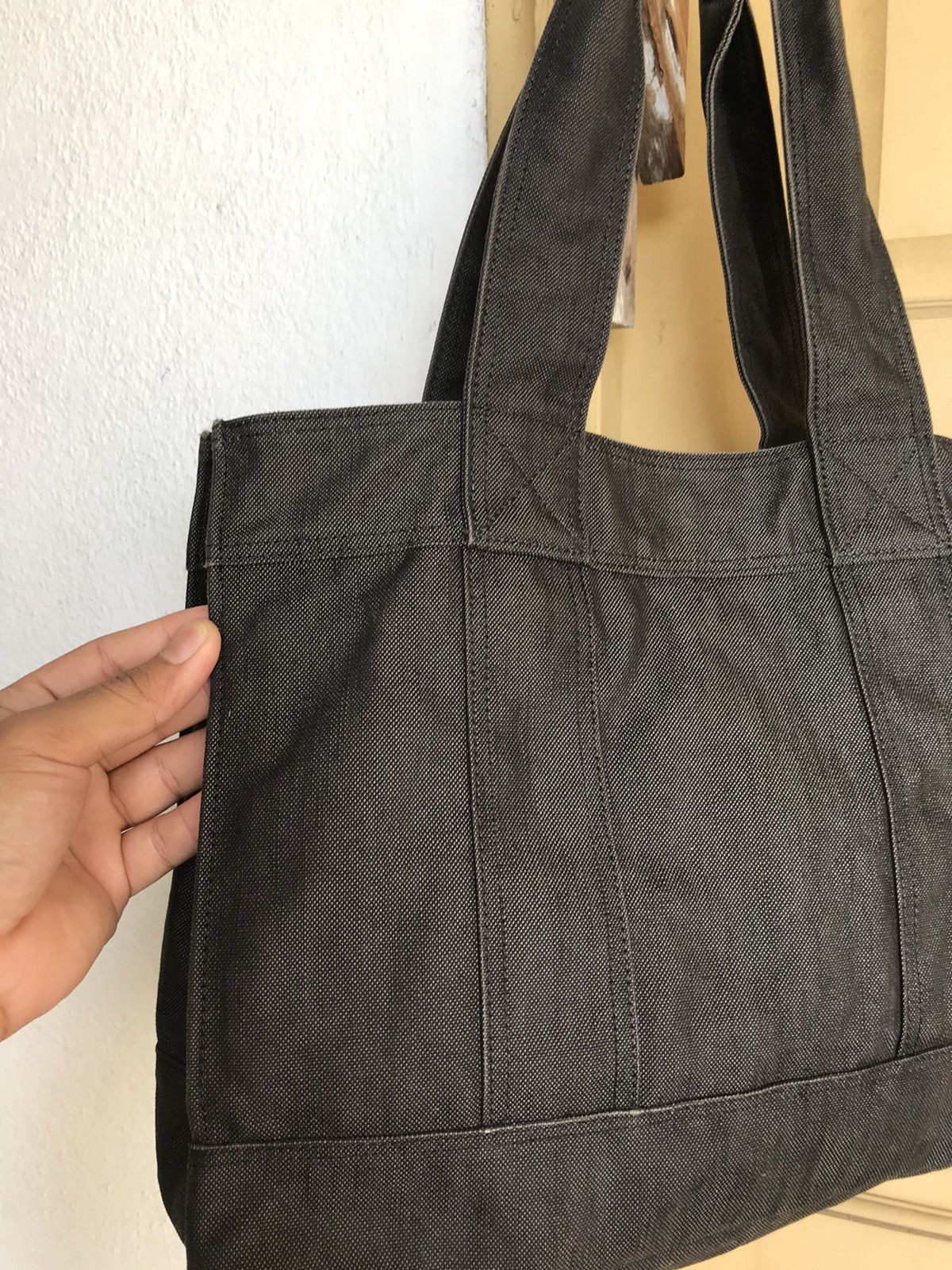 Porter 🥷🏿 Vintage Porter Hard Denim Tote Bag Size ONE SIZE - 8 Thumbnail