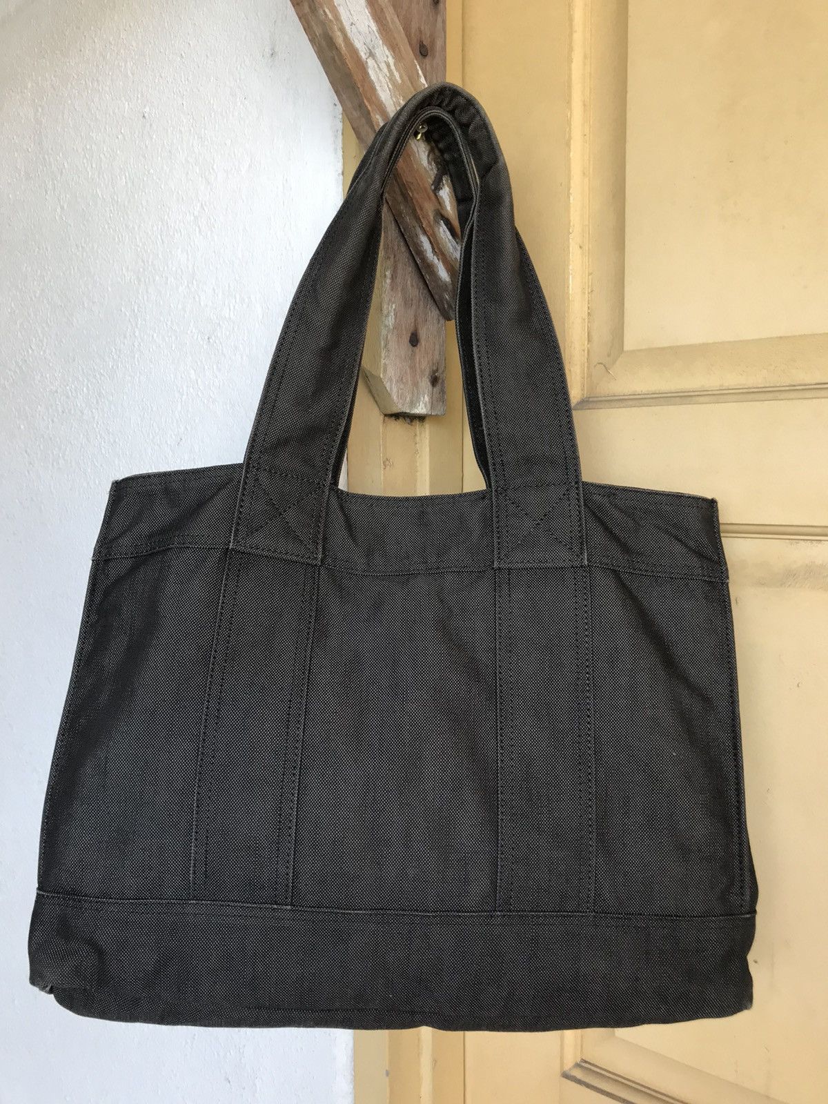 Porter 🥷🏿 Vintage Porter Hard Denim Tote Bag Size ONE SIZE - 10 Thumbnail
