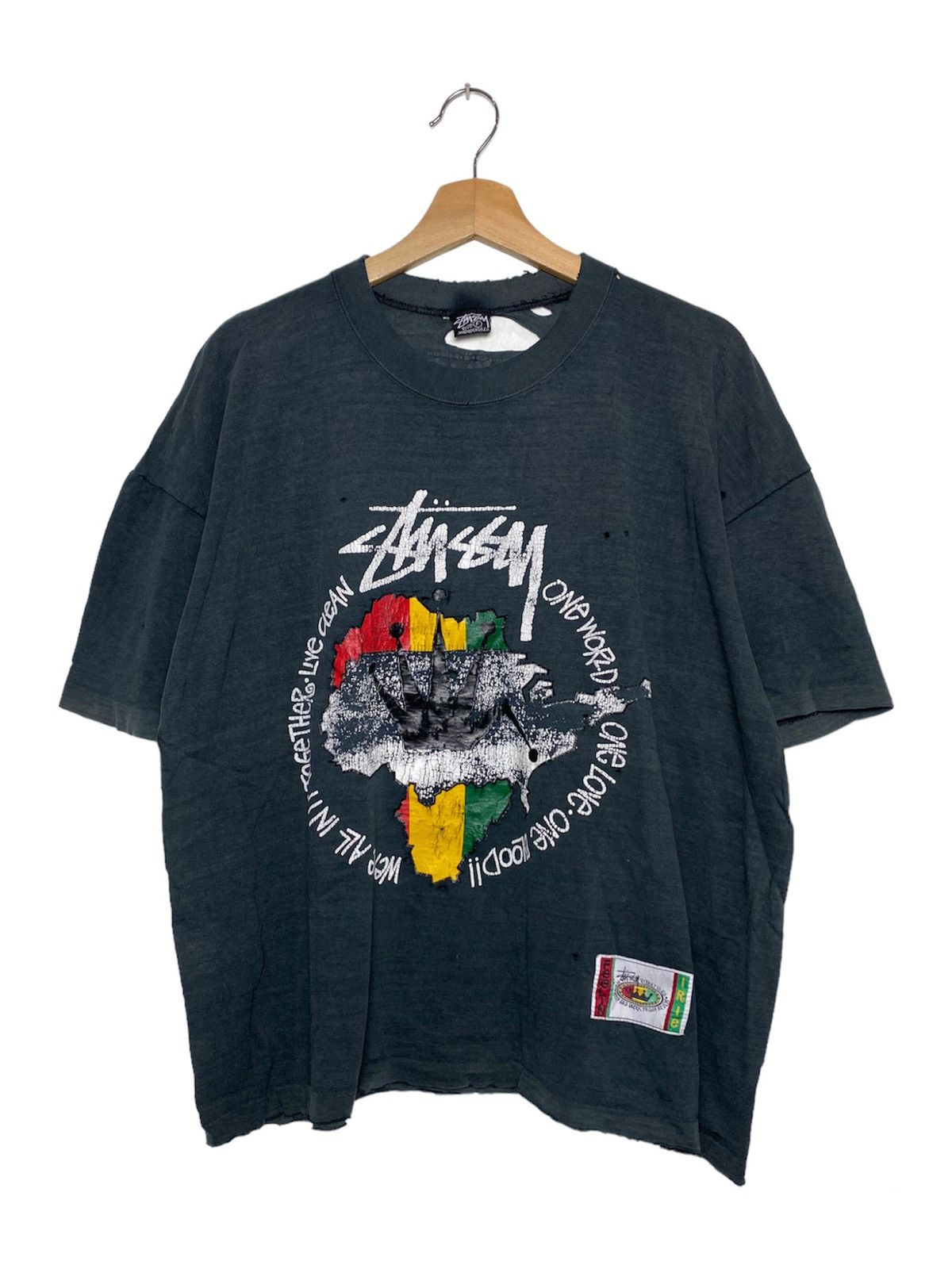 Bob Marley × Stussy × Vintage Vintage Stussy Feelin Irie Rasta ...