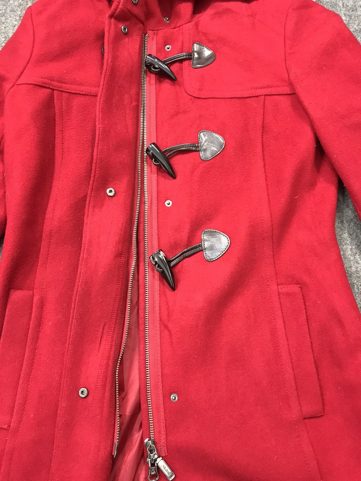 Benetton × Vintage Stile Benetton Duffel Thick Jacket Hoodies Coat Fashion Size US S / EU 44-46 / 1 - 5 Thumbnail