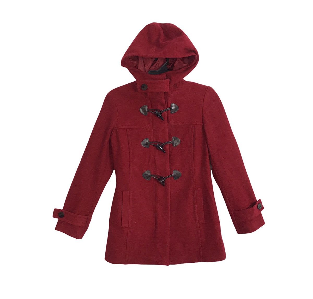 Benetton × Vintage Stile Benetton Duffel Thick Jacket Hoodies Coat Fashion Size US S / EU 44-46 / 1 - 1 Thumbnail