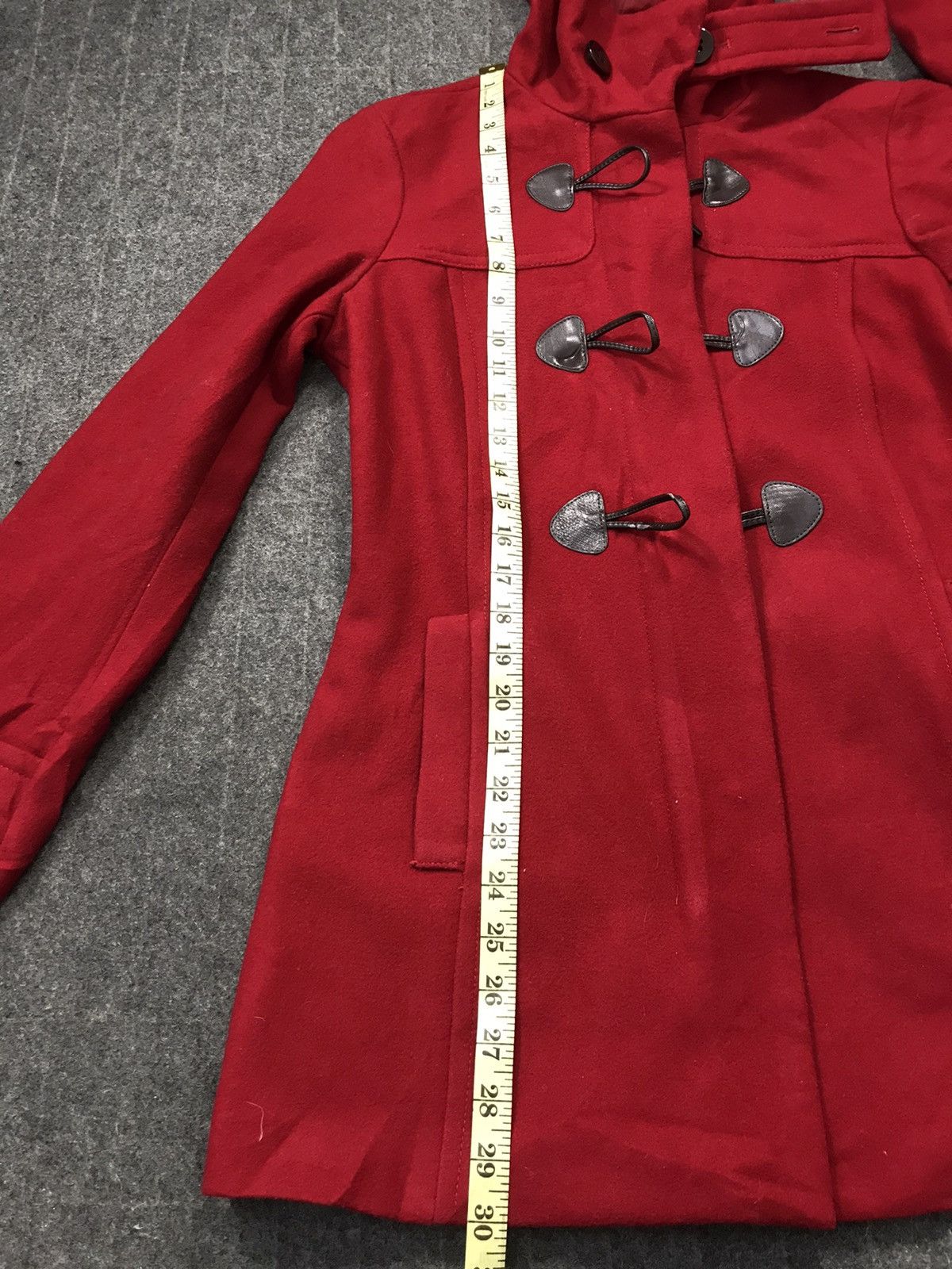 Benetton × Vintage Stile Benetton Duffel Thick Jacket Hoodies Coat Fashion Size US S / EU 44-46 / 1 - 12 Thumbnail