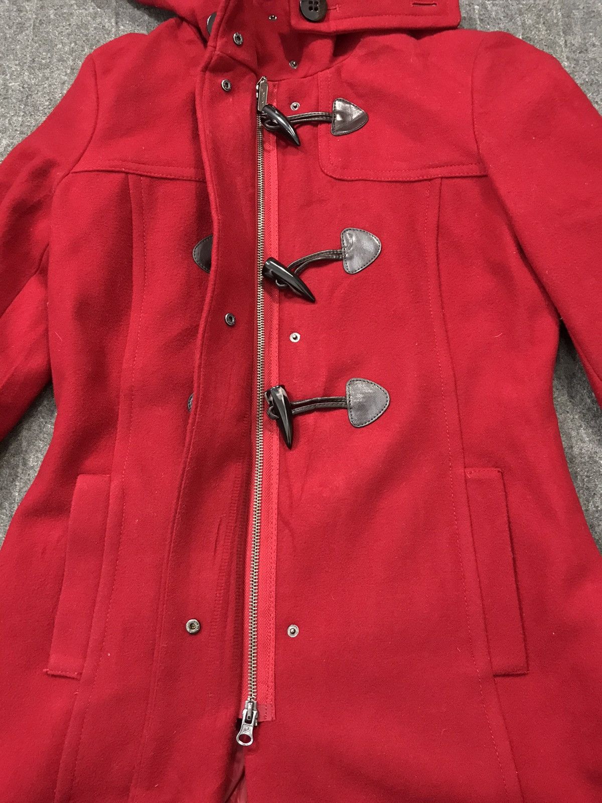 Benetton × Vintage Stile Benetton Duffel Thick Jacket Hoodies Coat Fashion Size US S / EU 44-46 / 1 - 4 Thumbnail
