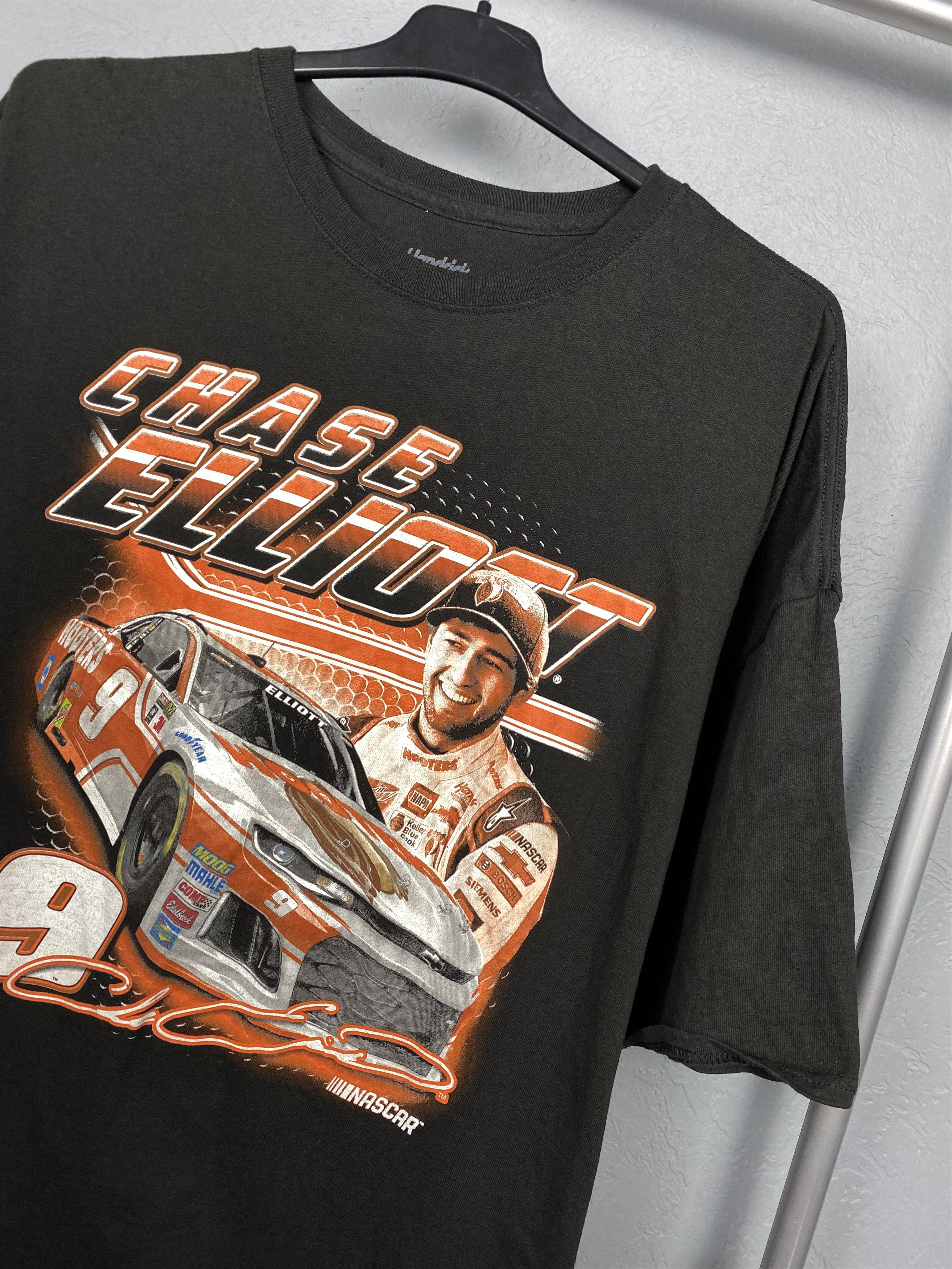 NASCAR × Vintage Chase Elliot Vintage NASCAR Racing Mens T-Shirt Tee Size US XXL / EU 58 / 5 - 2 Thumbnail