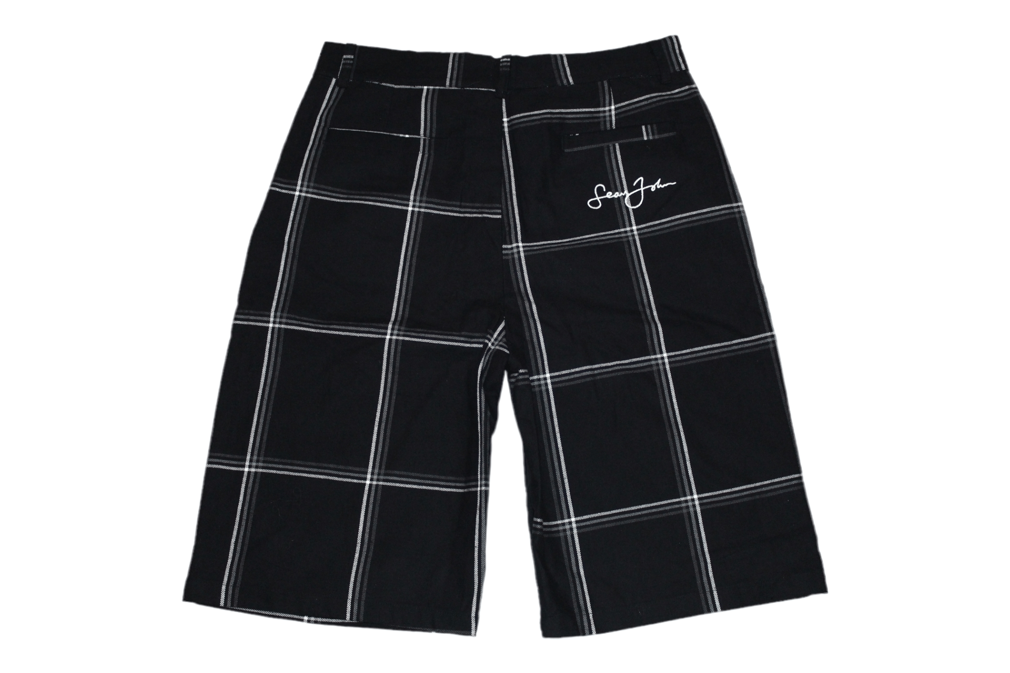 Sean John 90s Sean John Hip Hop Clothing Co. Signatured Shorts Size US 34 / EU 50 - 1 Thumbnail
