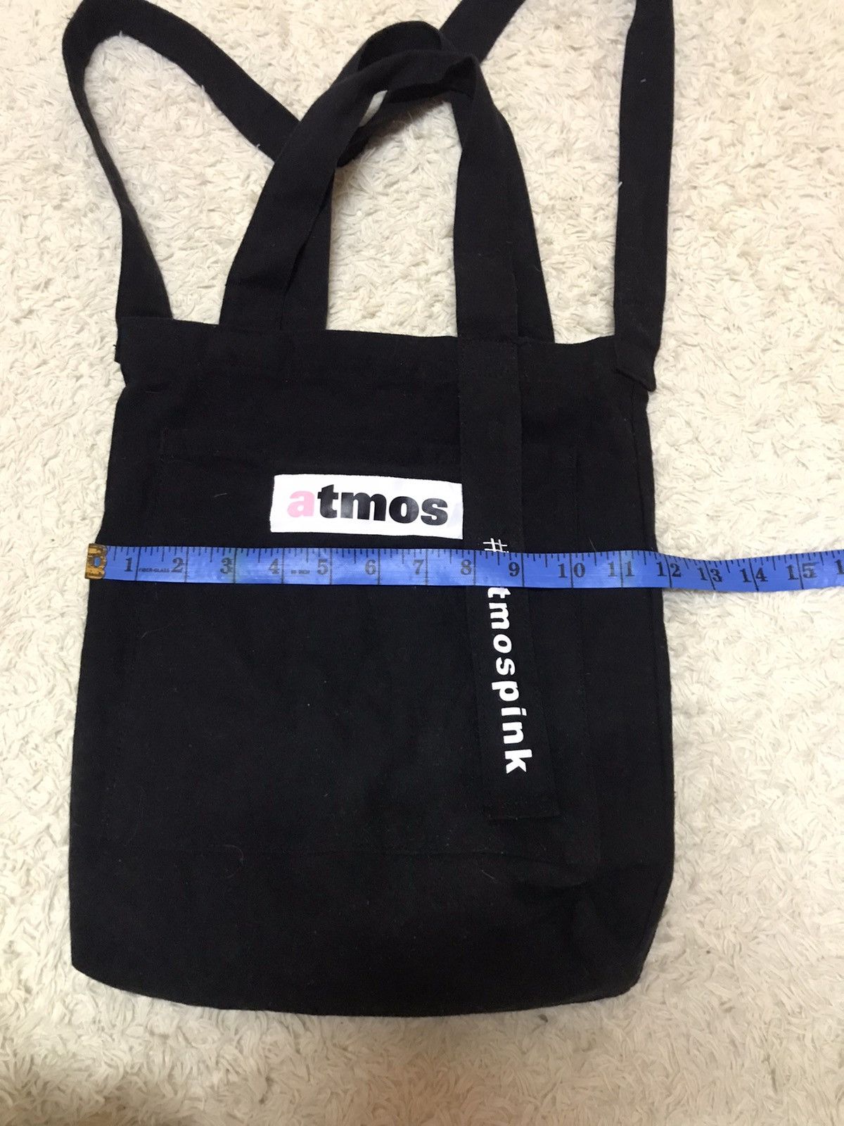 Japanese Brand × atmos ‼️JAPANASE BRAND ATMOS PINK TOTEBAG WITH STRIP ‼️ Size ONE SIZE - 6 Thumbnail