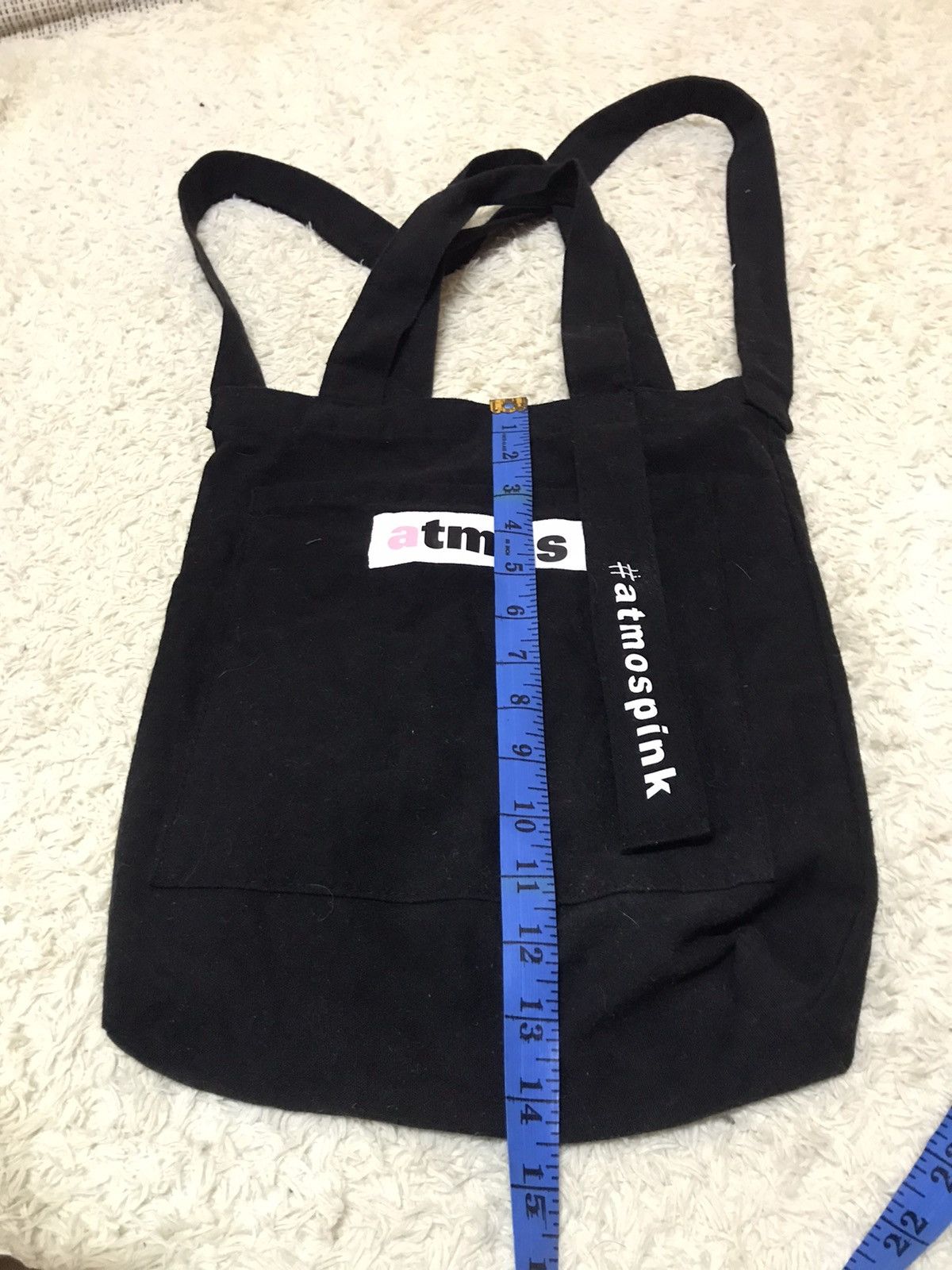 Japanese Brand × atmos ‼️JAPANASE BRAND ATMOS PINK TOTEBAG WITH STRIP ‼️ Size ONE SIZE - 7 Thumbnail