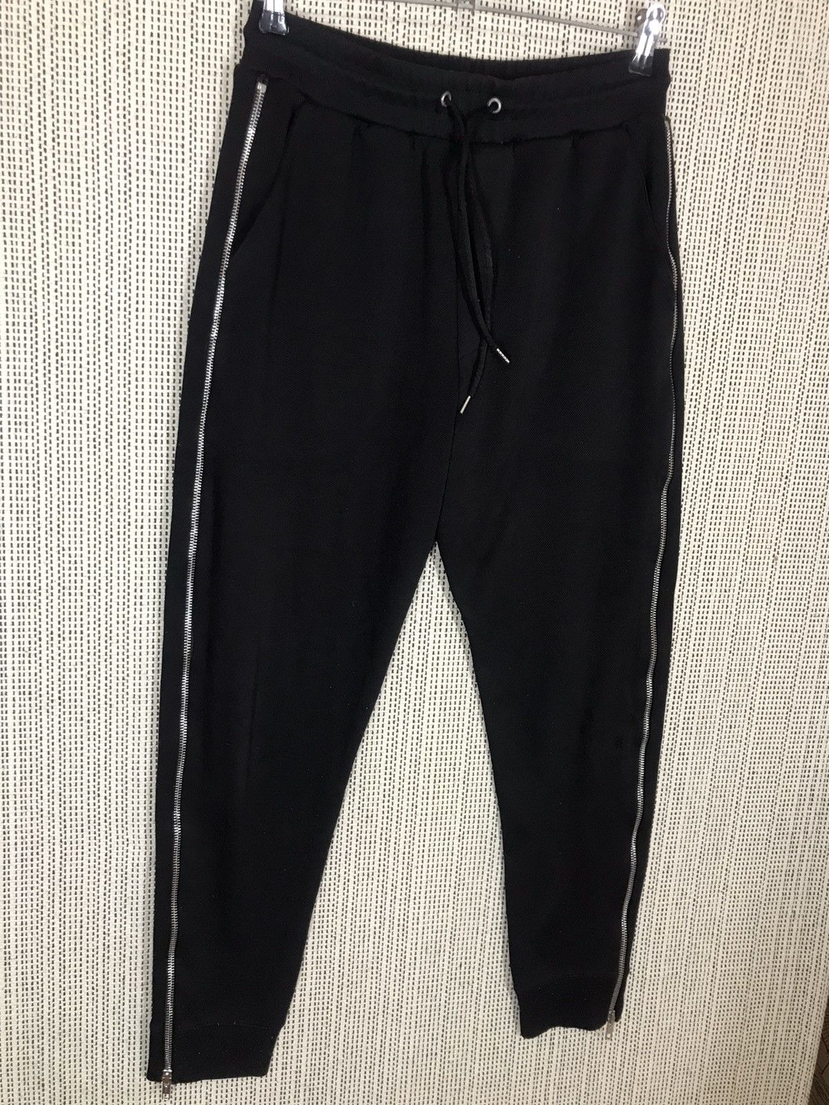 Alexander McQueen × MCQ × McQ Alexander McQueen ‼️AW2014 BLACK FULL SIDE ZIP JOGGERS SWEATPANTS SIZE M‼️ Size US 30 / EU 46 - 2 Thumbnail
