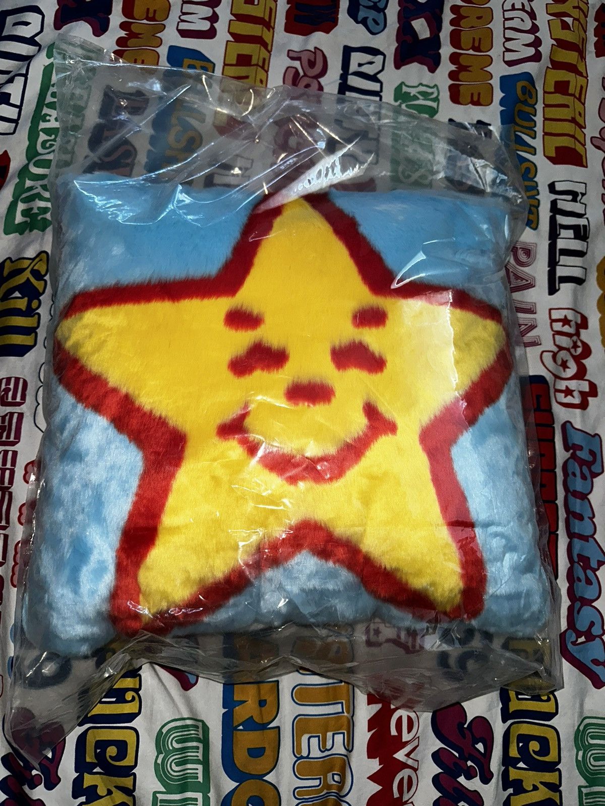 image of Asspizza Star Pillow, Men's