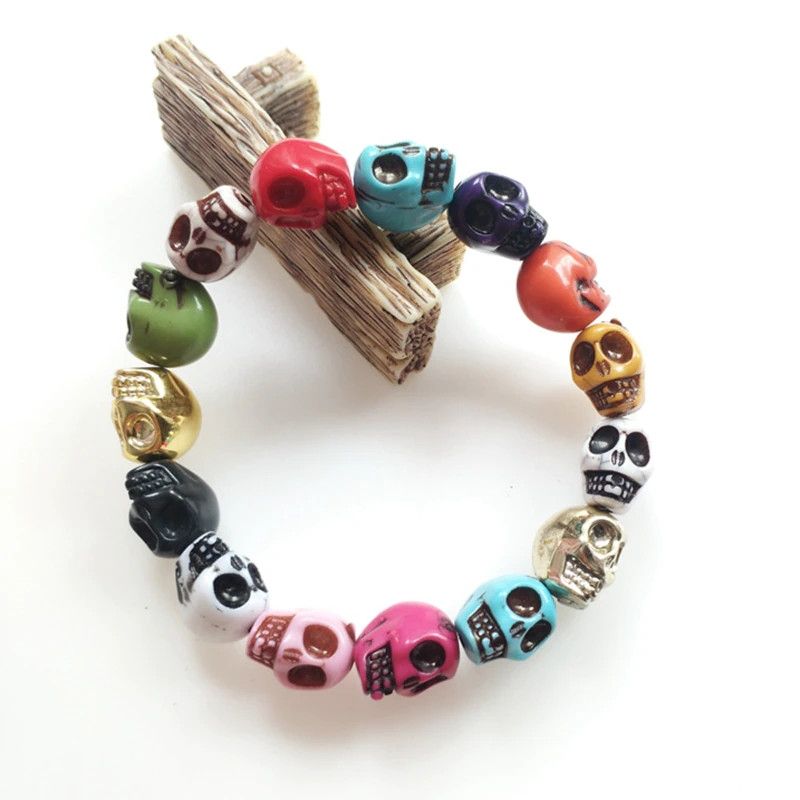 Other Colorful Skull Bracelet Size ONE SIZE - 3 Thumbnail