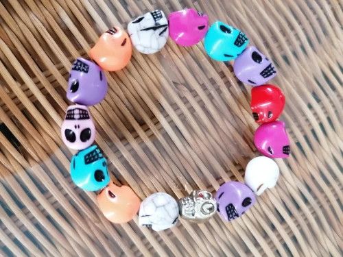 Other Colorful Skull Bracelet Size ONE SIZE - 2 Thumbnail