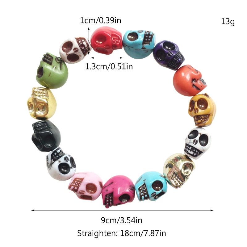 Other Colorful Skull Bracelet Size ONE SIZE - 6 Thumbnail