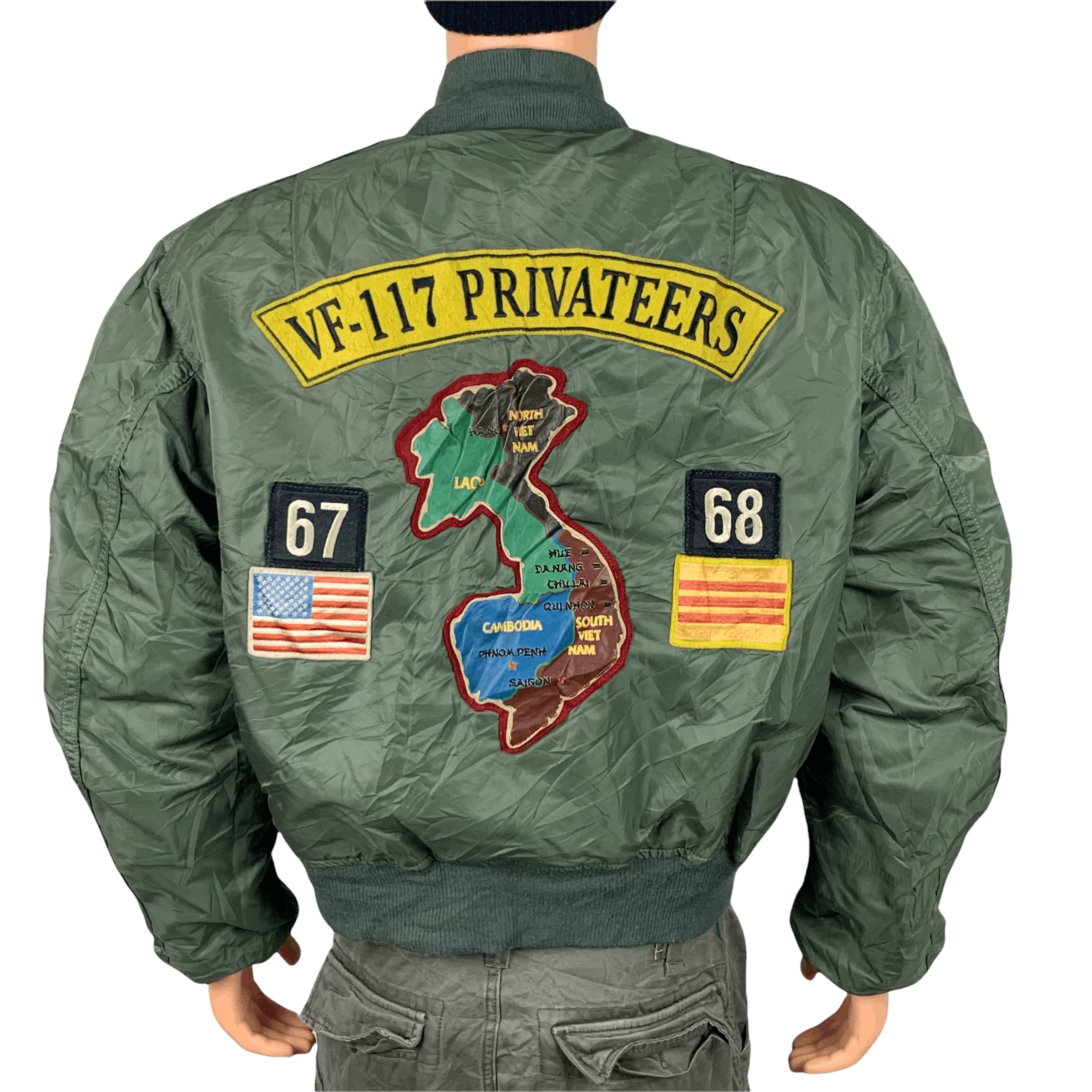 Avirex Rare🔥 Avirex WW2 Vietnam Bomber Jacket #3590-62 Size US XL / EU 56 / 4 - 2 Thumbnail