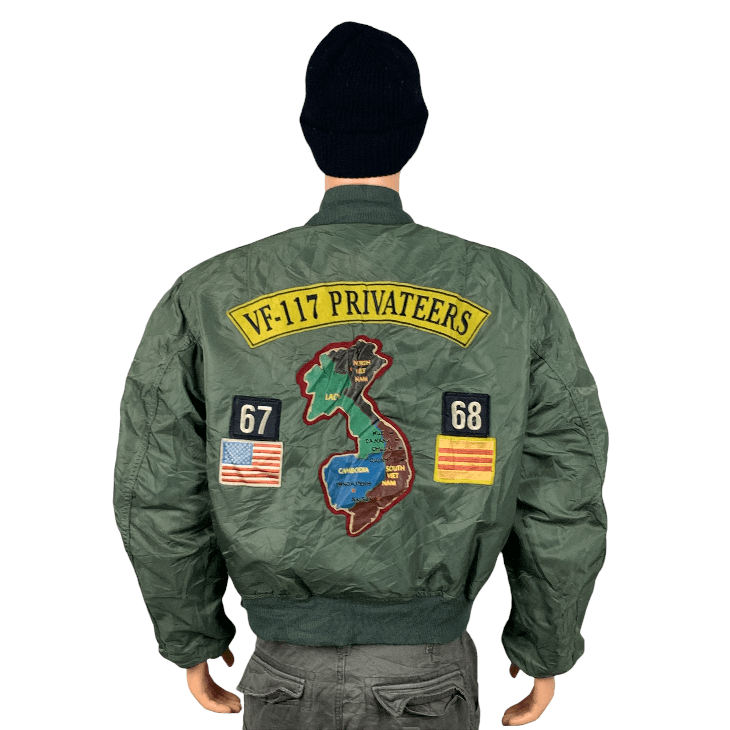 Avirex Rare🔥 Avirex WW2 Vietnam Bomber Jacket #3590-62 Size US XL / EU 56 / 4 - 1 Thumbnail