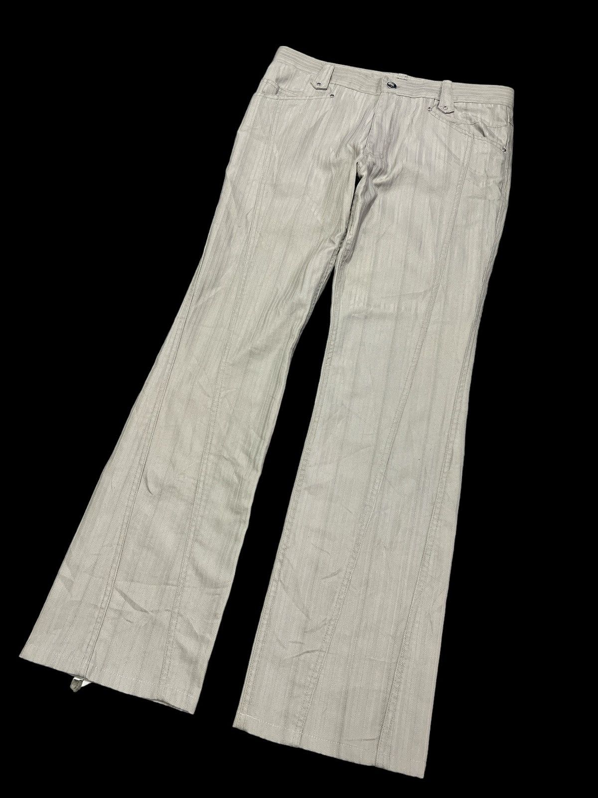 Japanese Brand × Vintage FLARED💥TAKAIQ TWIST DENIM PANT Size US 30 / EU 46 - 5 Thumbnail