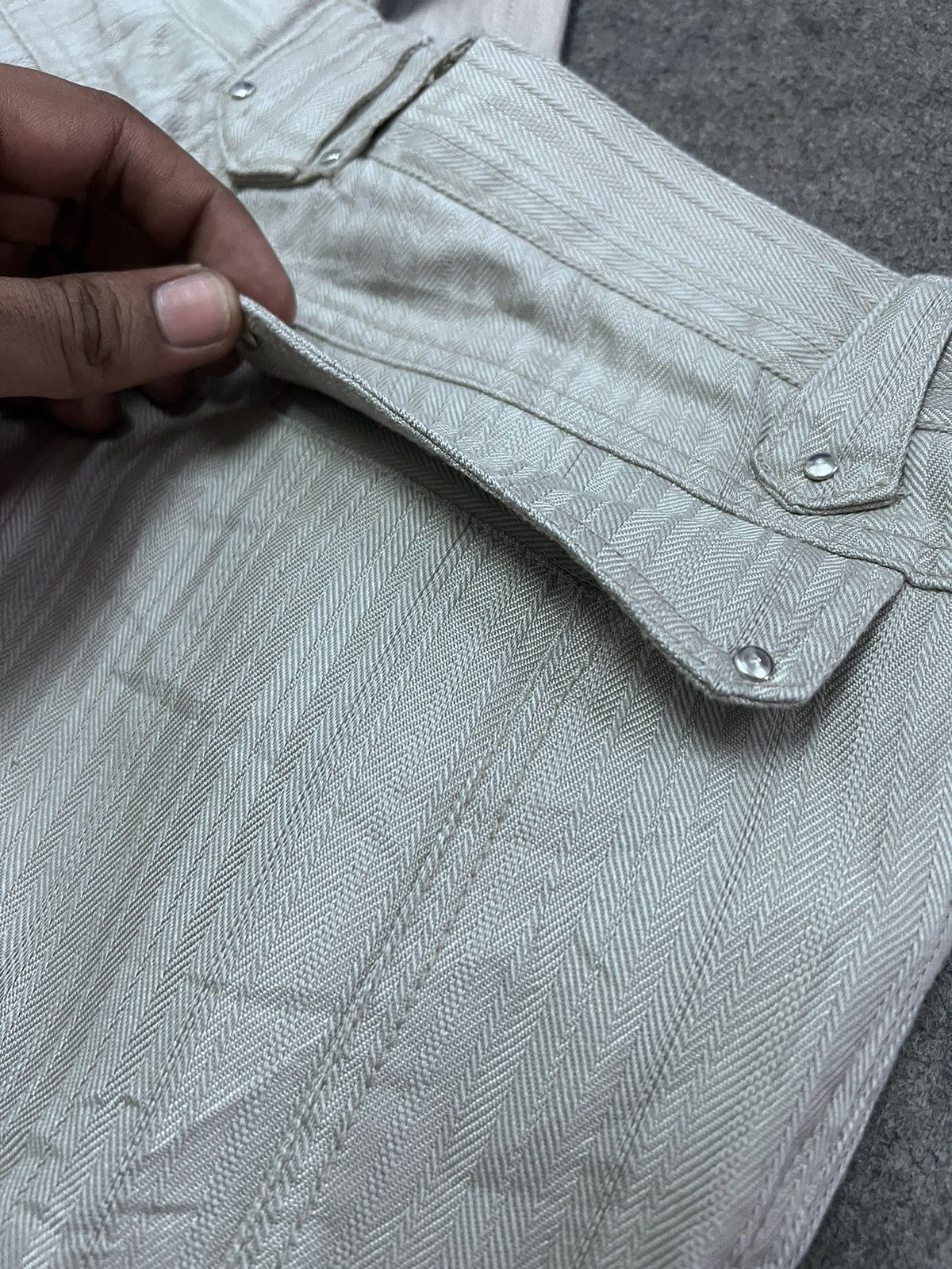 Japanese Brand × Vintage FLARED💥TAKAIQ TWIST DENIM PANT Size US 30 / EU 46 - 7 Thumbnail