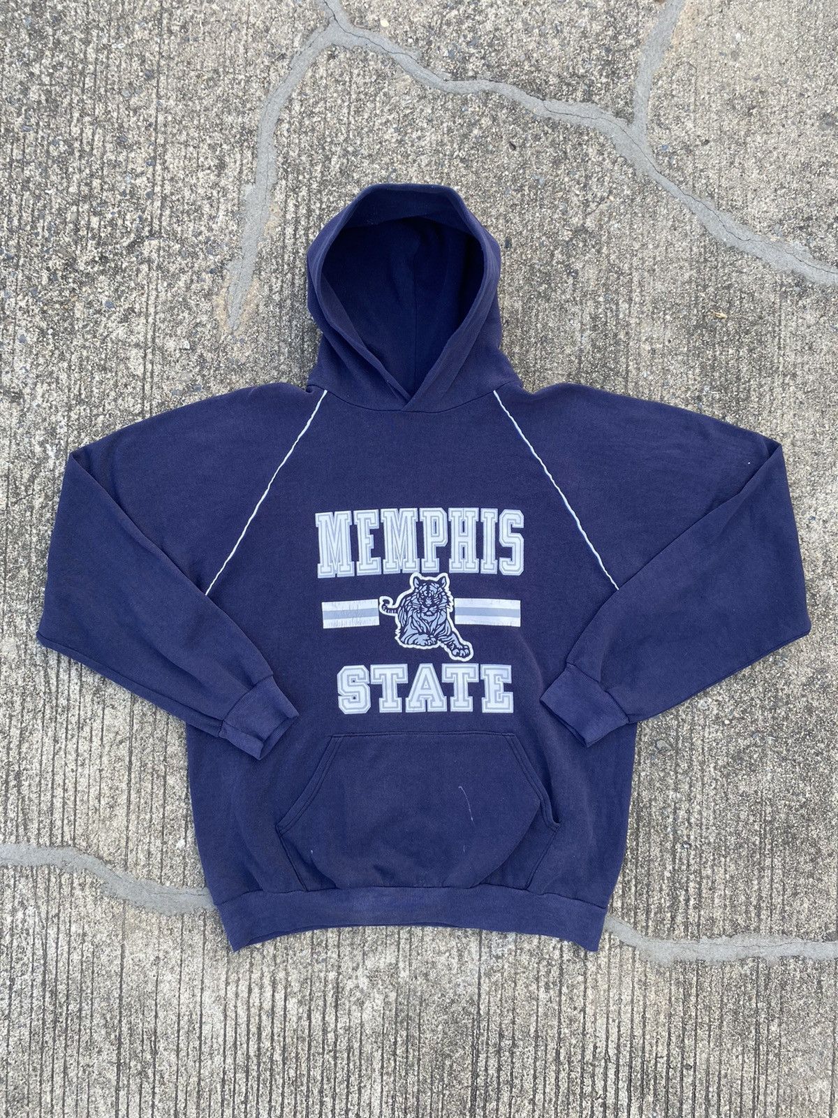Russell Athletic 80s Russell Athletic Hoodie Faded Size US XL / EU 56 / 4 - 1 Thumbnail