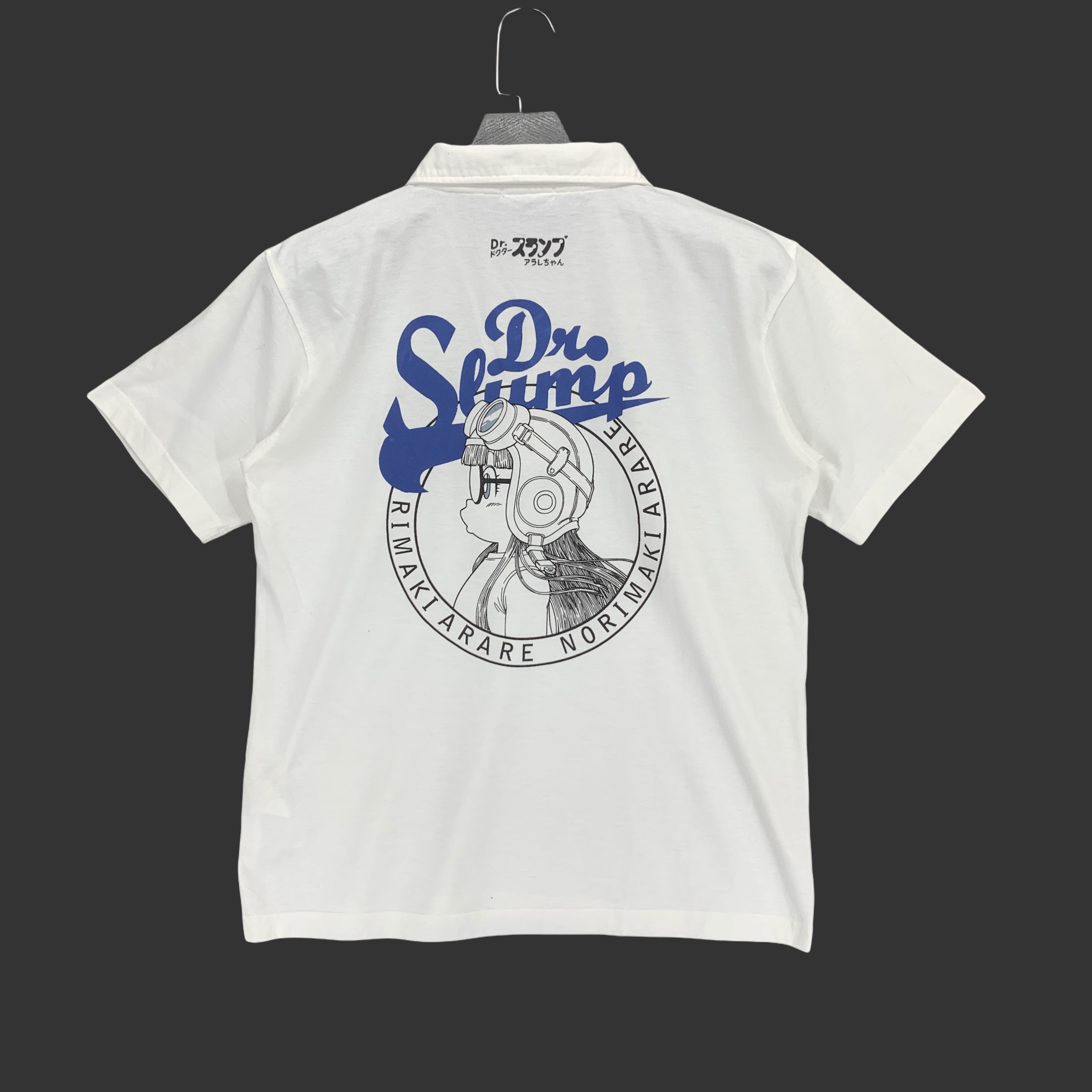 image of Anima x Vintage Dr Slump Arale Chan Polo 3219-55 in White, Men's (Size Large)