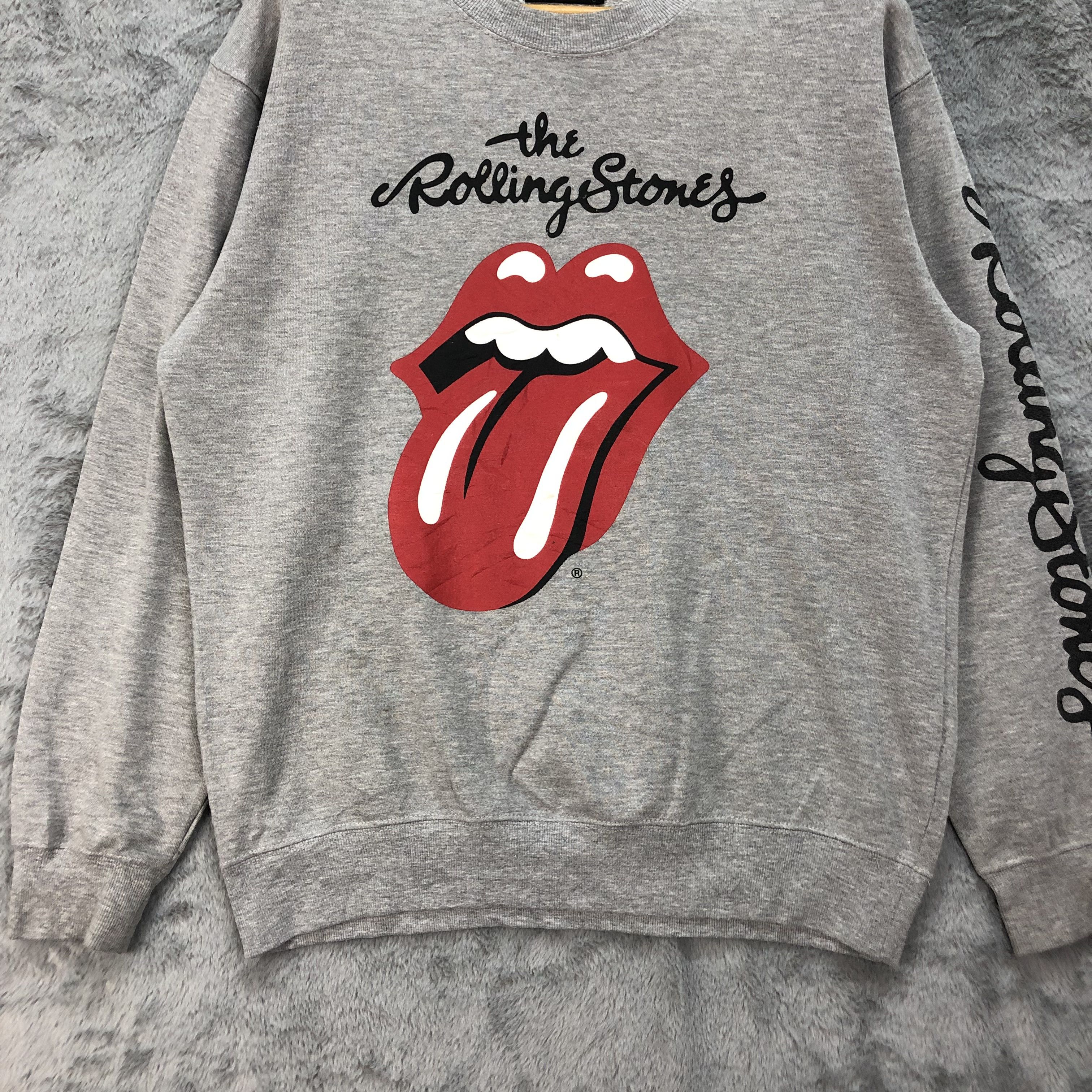 Japanese Brand The Rolling Stones Big Logo Sweatshirts #4743-166 Size US L / EU 52-54 / 3 - 4 Thumbnail