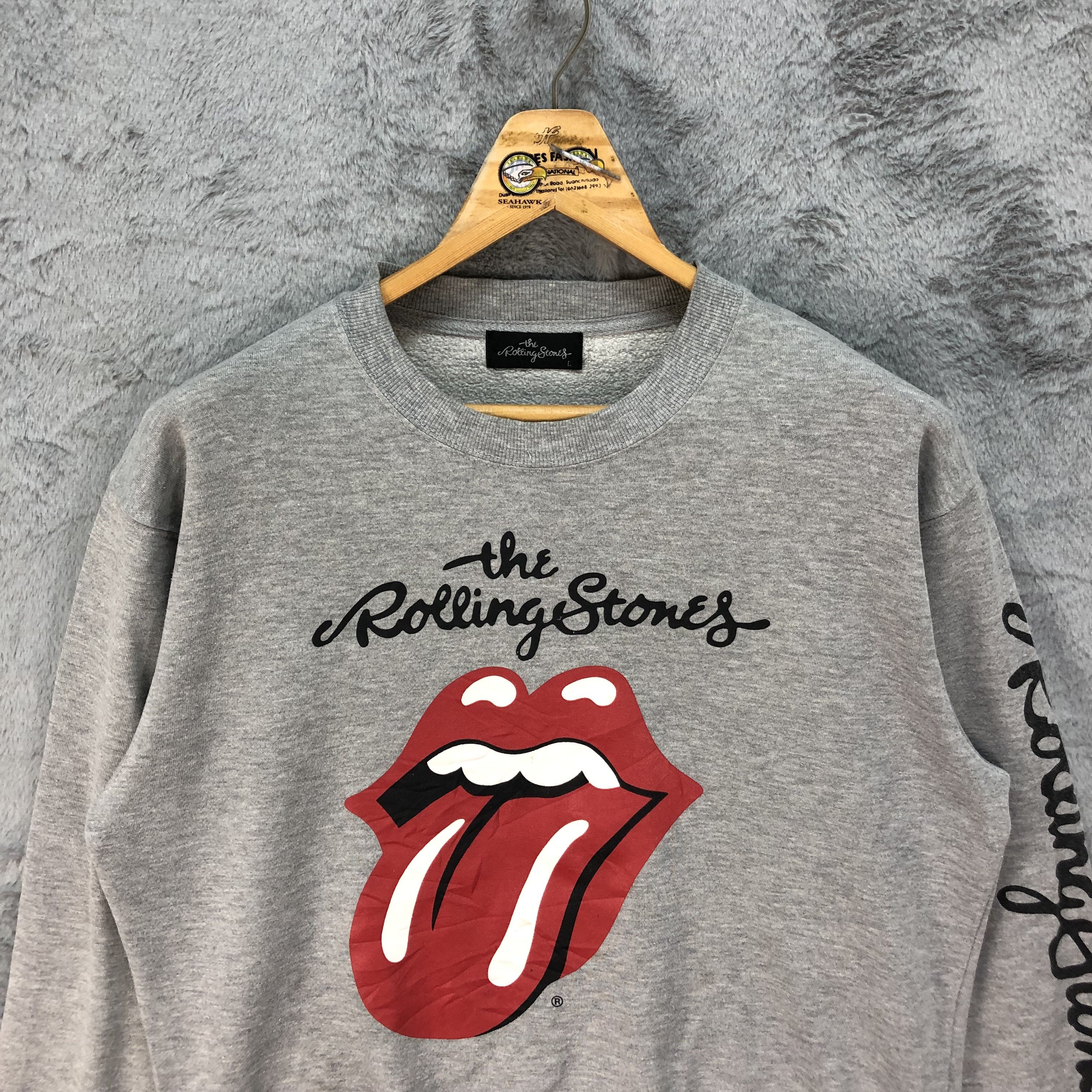 Japanese Brand The Rolling Stones Big Logo Sweatshirts #4743-166 Size US L / EU 52-54 / 3 - 2 Thumbnail