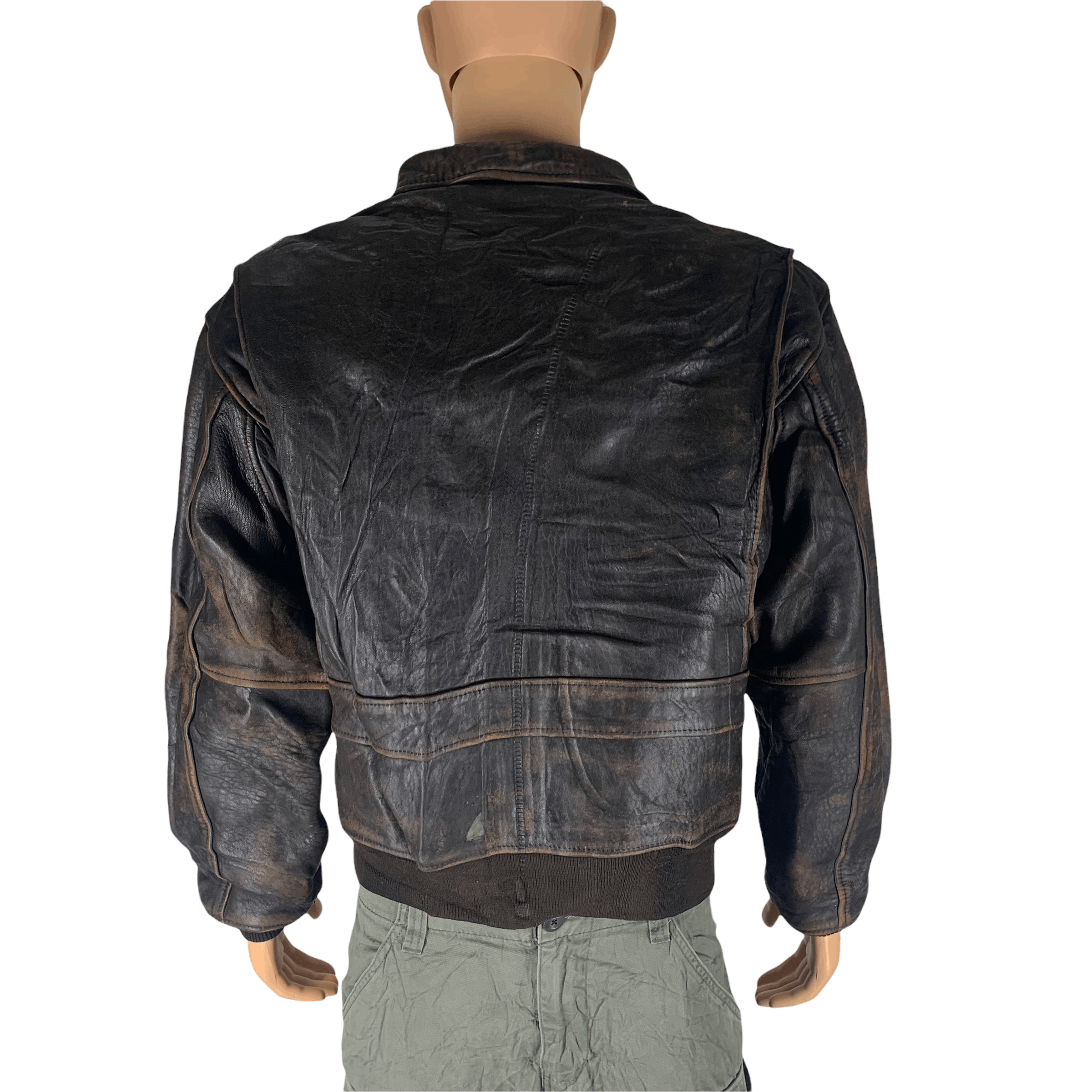 Avirex Vintage 90 Avirex Old Leather Jacket #3546-113 Size US M / EU 48-50 / 2 - 11 Thumbnail