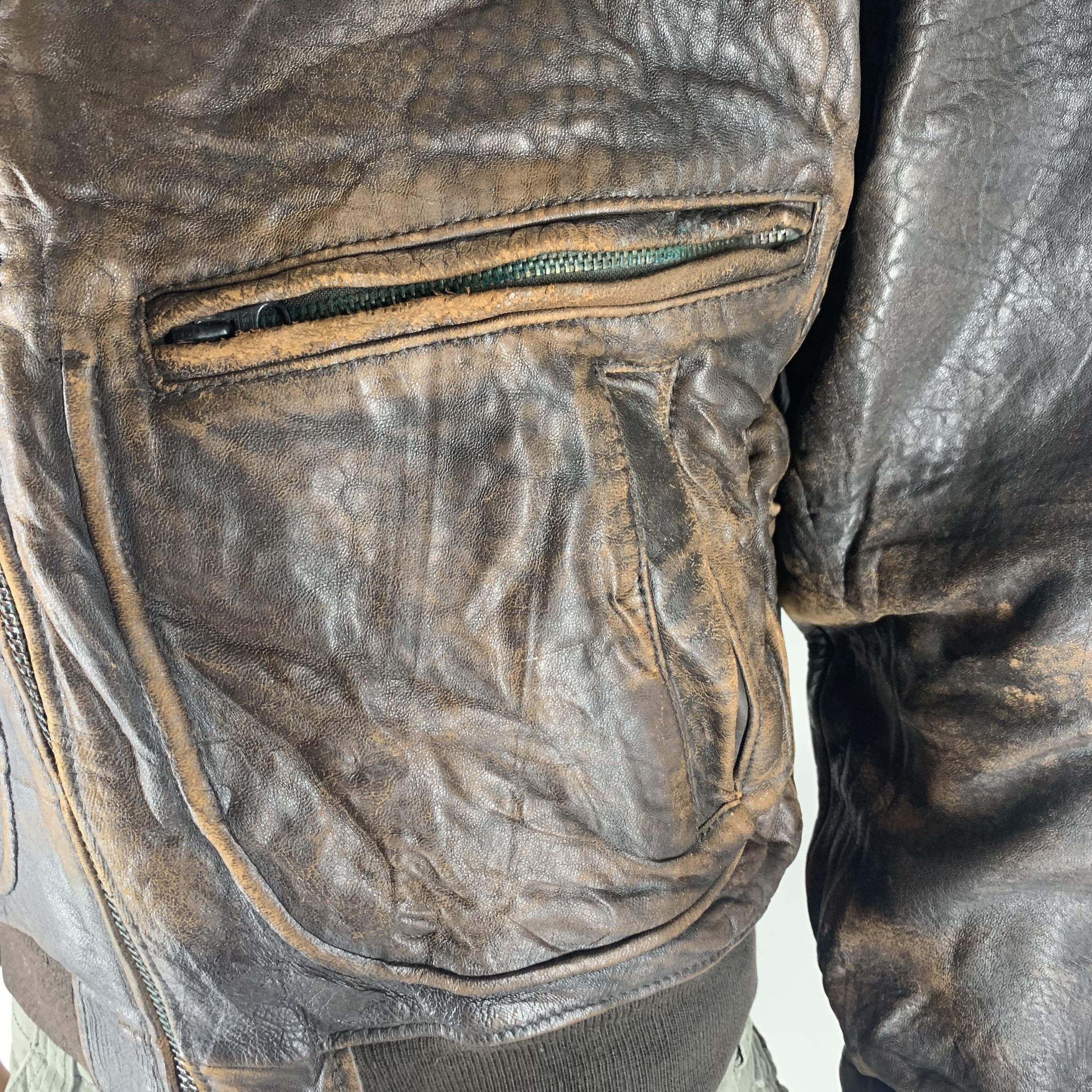 Avirex Vintage 90 Avirex Old Leather Jacket #3546-113 Size US M / EU 48-50 / 2 - 7 Thumbnail