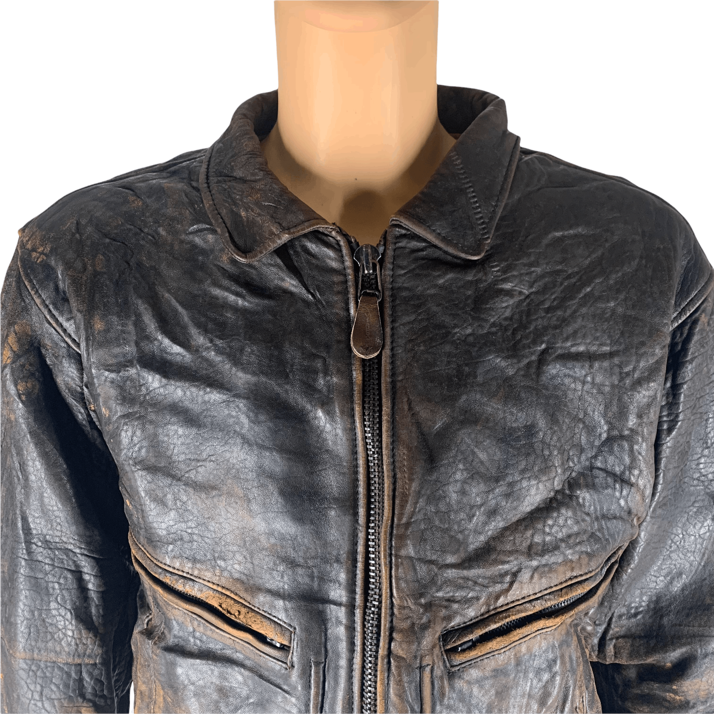 Avirex Vintage 90 Avirex Old Leather Jacket #3546-113 Size US M / EU 48-50 / 2 - 2 Thumbnail
