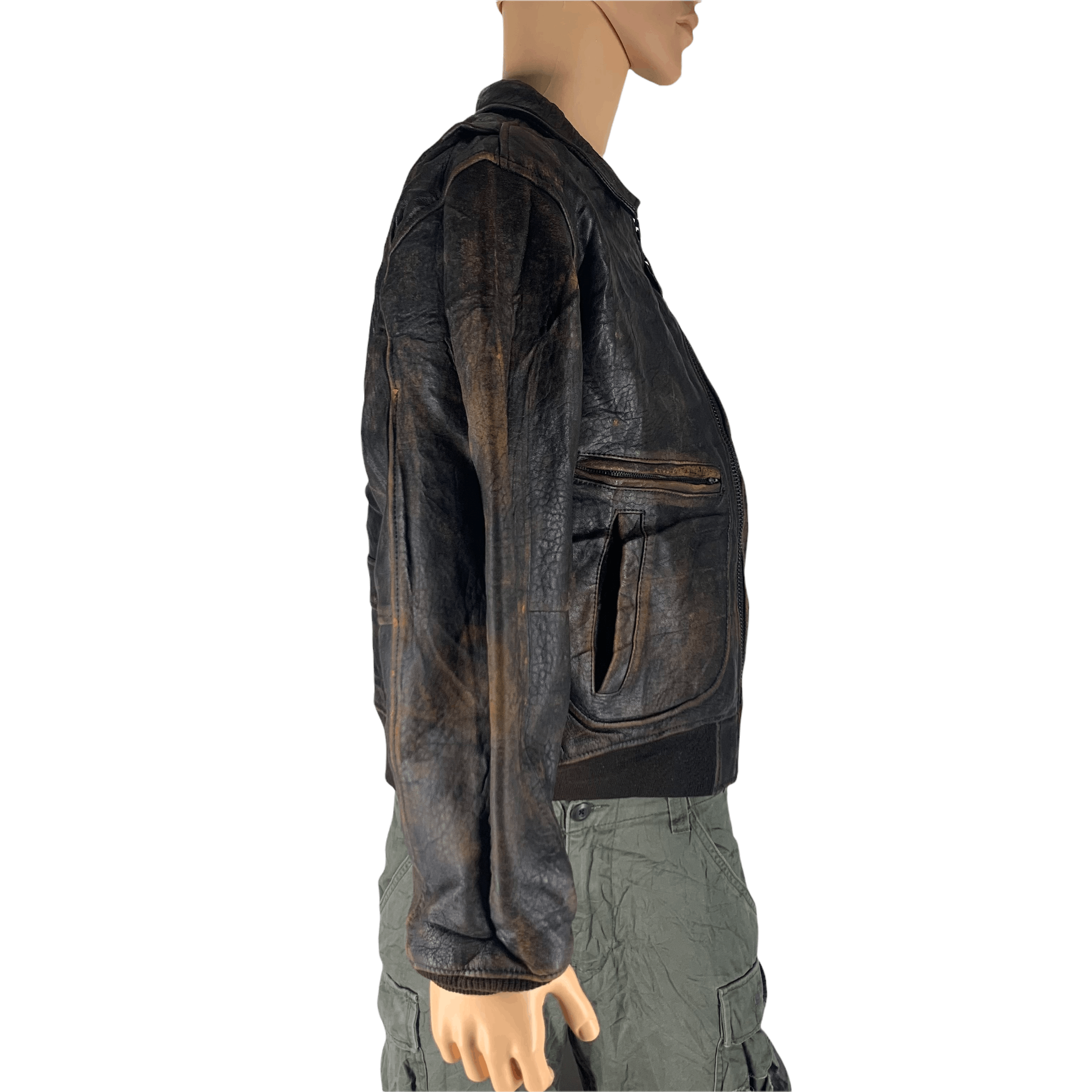 Avirex Vintage 90 Avirex Old Leather Jacket #3546-113 Size US M / EU 48-50 / 2 - 9 Thumbnail