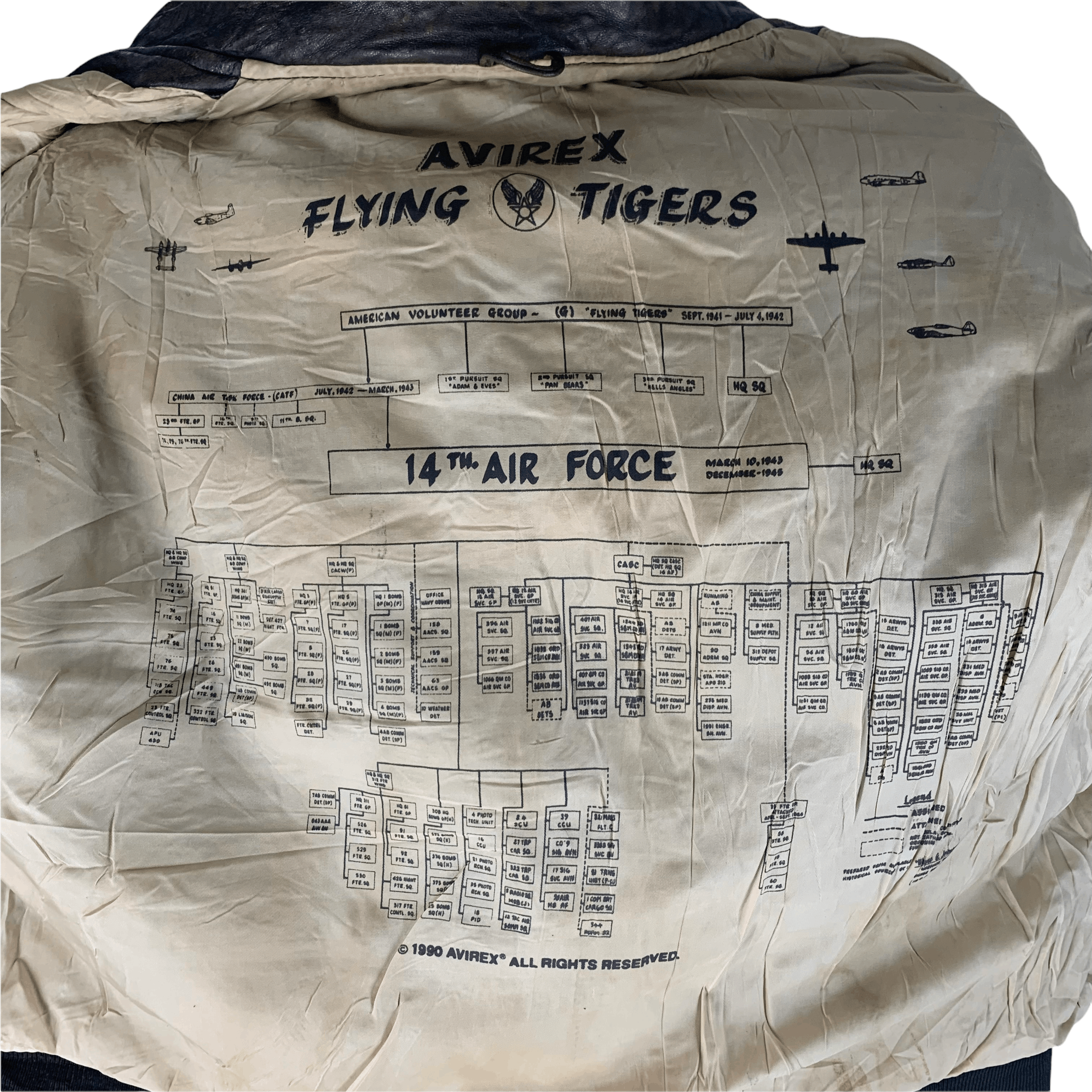 Avirex Vintage 90 Avirex Old Leather Jacket #3546-113 Size US M / EU 48-50 / 2 - 21 Thumbnail