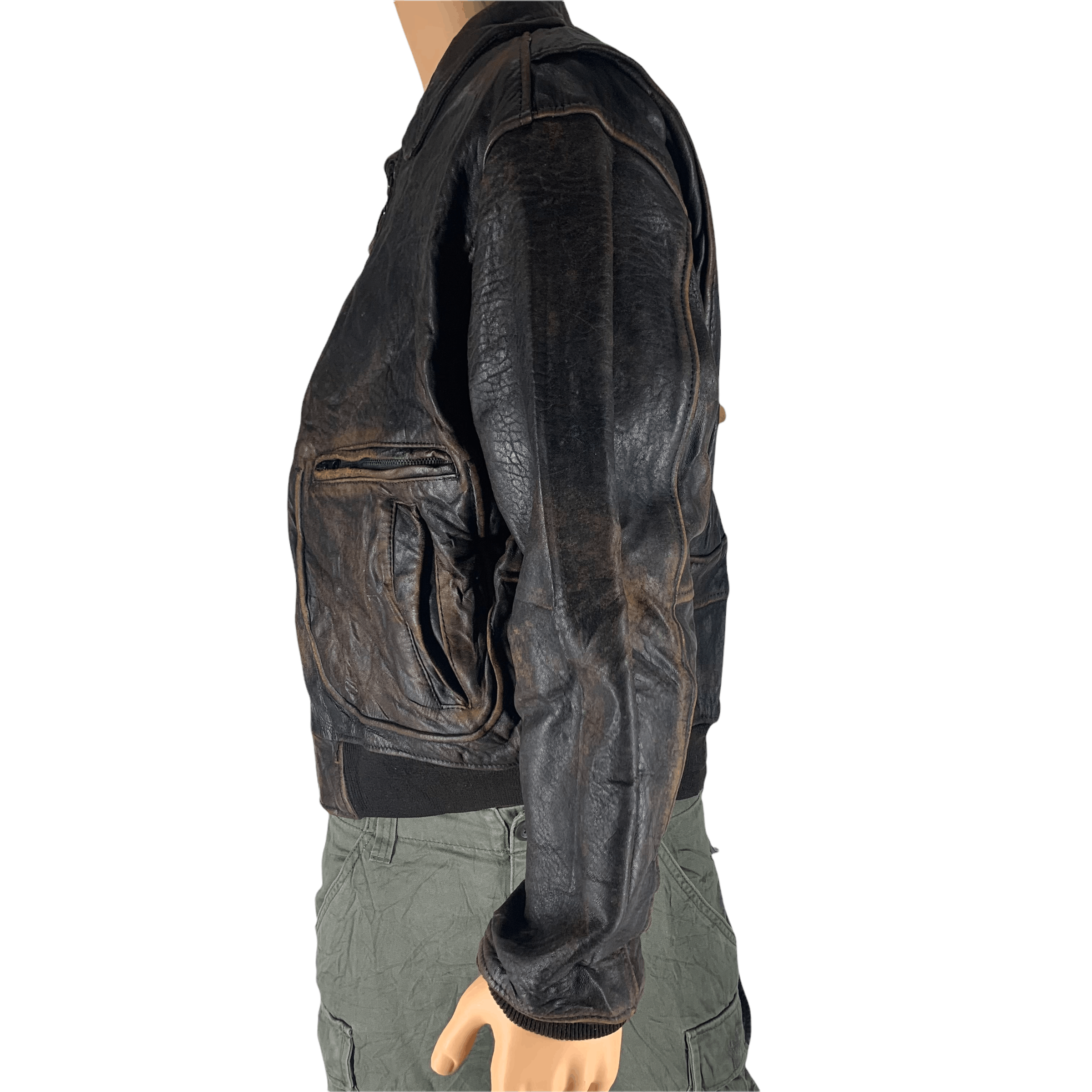 Avirex Vintage 90 Avirex Old Leather Jacket #3546-113 Size US M / EU 48-50 / 2 - 10 Thumbnail