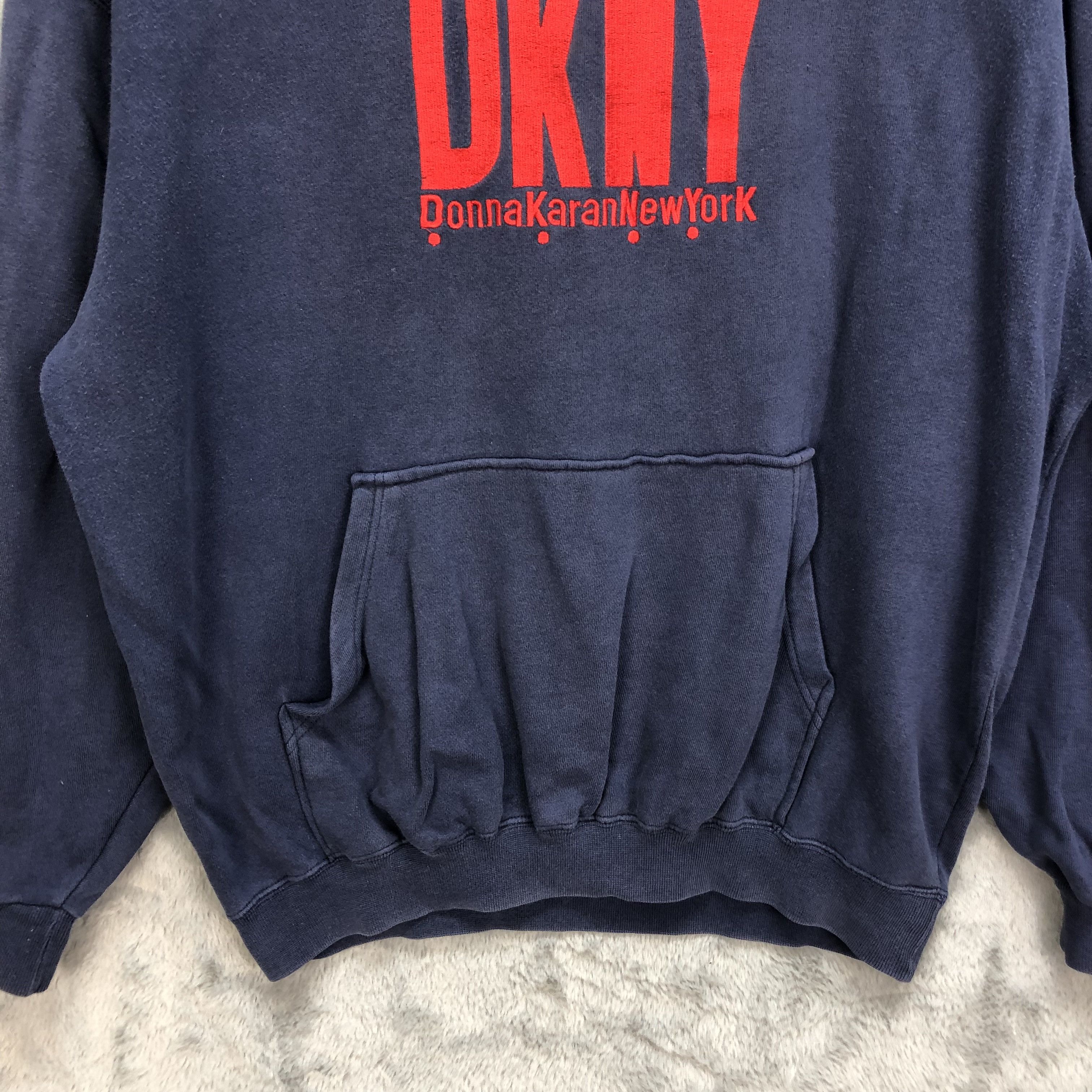 DKNY DKNY EMBROIDERY BIG LOGO PULLOVER HOODIES #5230-180 Size US L / EU 52-54 / 3 - 4 Thumbnail