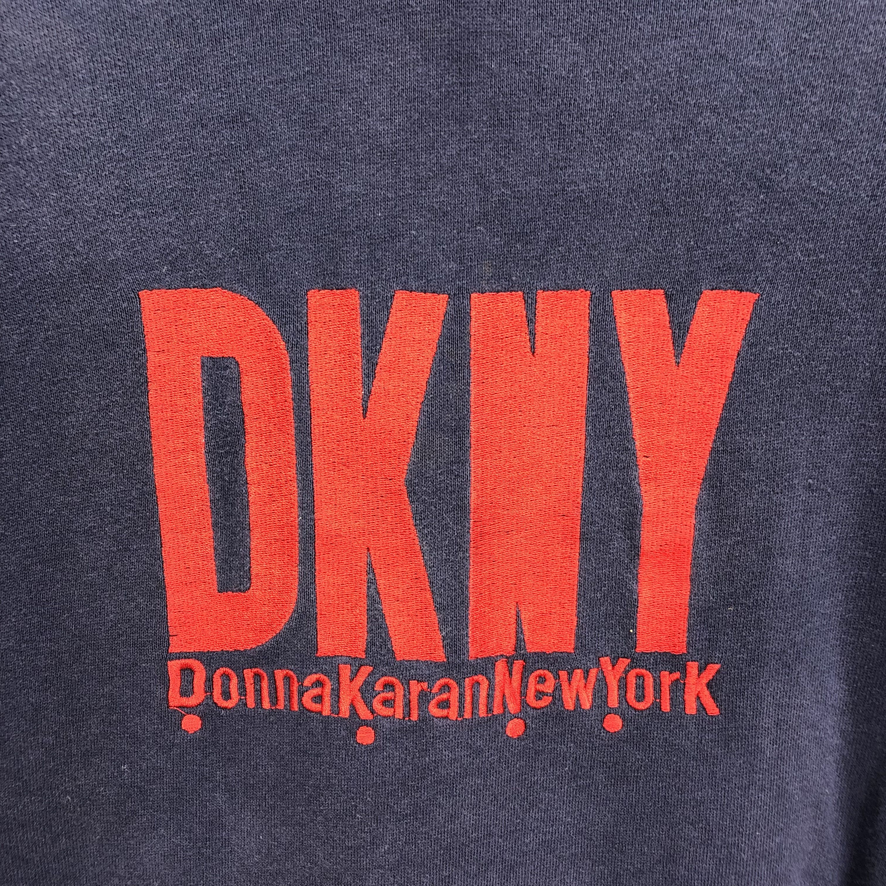 DKNY DKNY EMBROIDERY BIG LOGO PULLOVER HOODIES #5230-180 Size US L / EU 52-54 / 3 - 3 Thumbnail