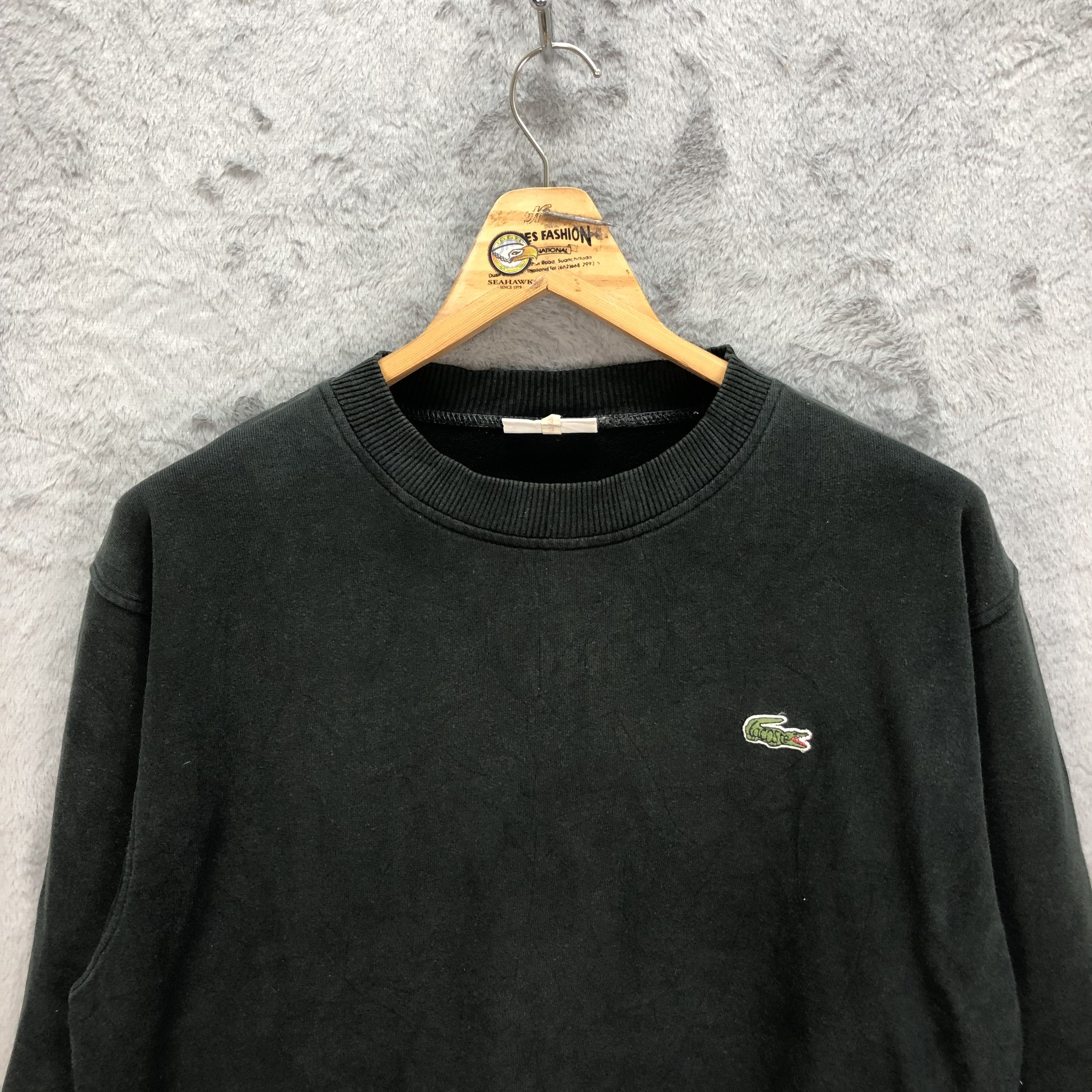 Lacoste VINTAGE CHEMISE LACOSTE SMALL LOGO SWEATSHIRTS #5179-177 Size US M / EU 48-50 / 2 - 2 Thumbnail